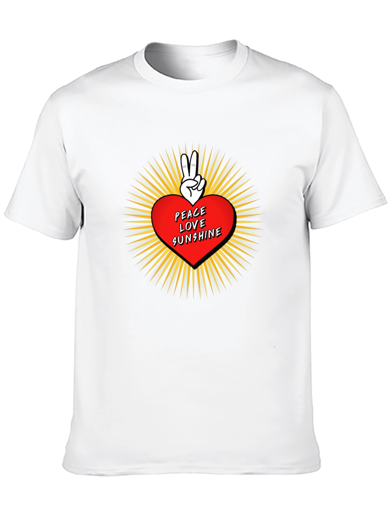 Peace Love Sunshine Graphic T-Shirt