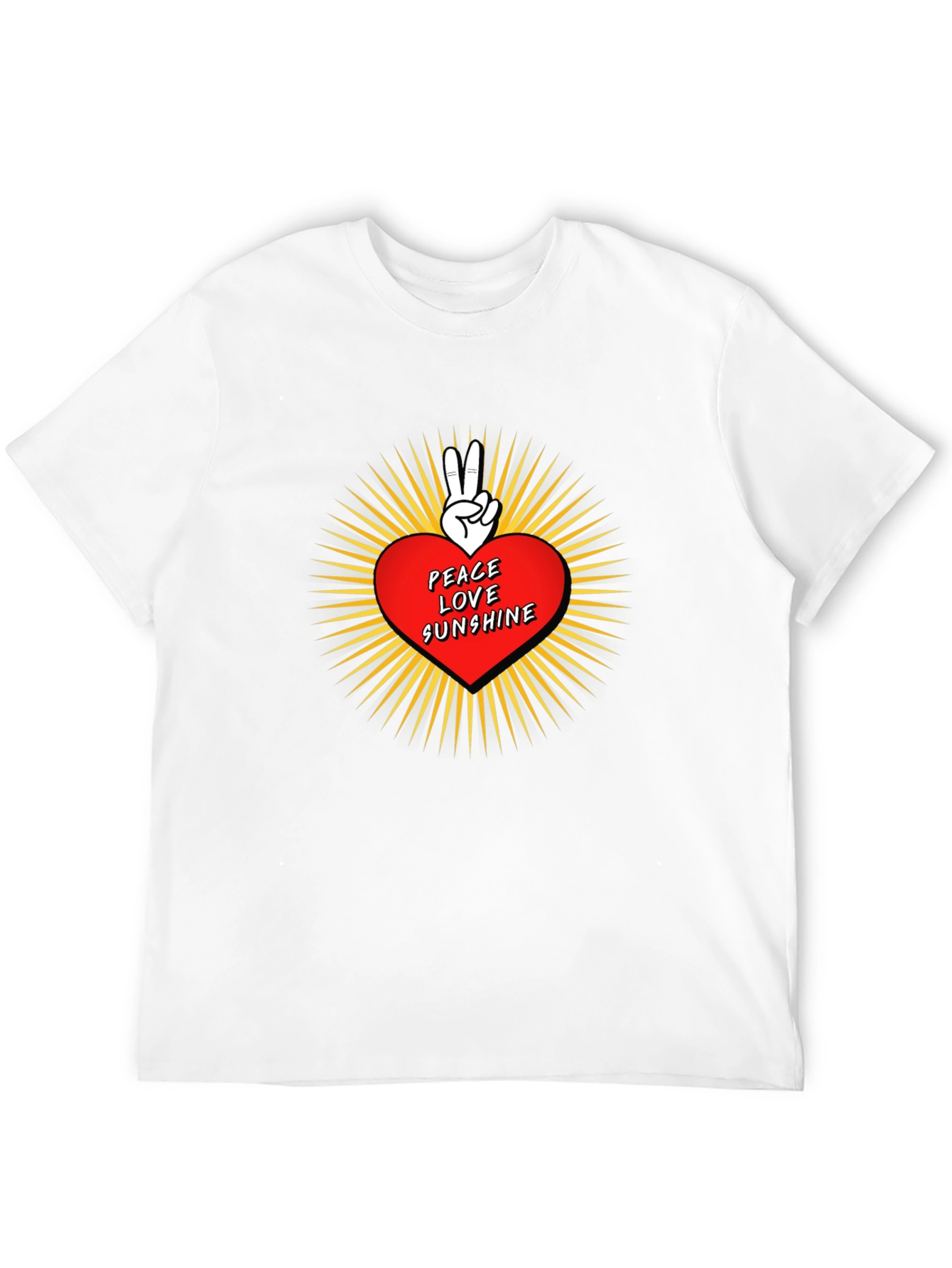 Peace Love Sunshine Graphic T-Shirt