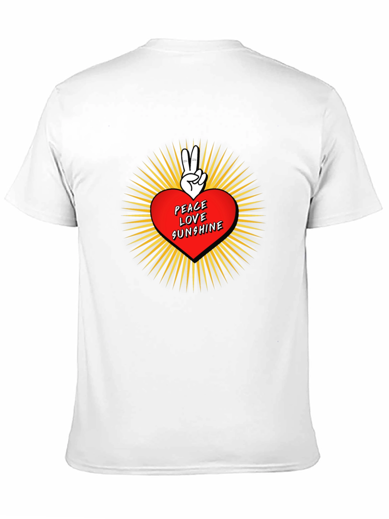 Peace Love Sunshine Graphic T-Shirt