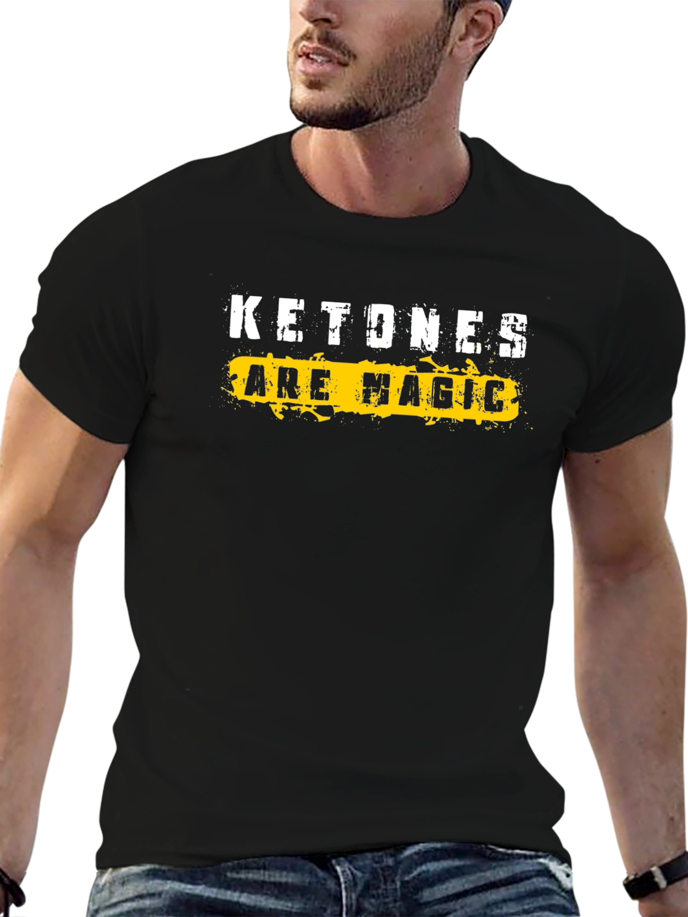 Ketones Are Magic Graphic Tee - Black