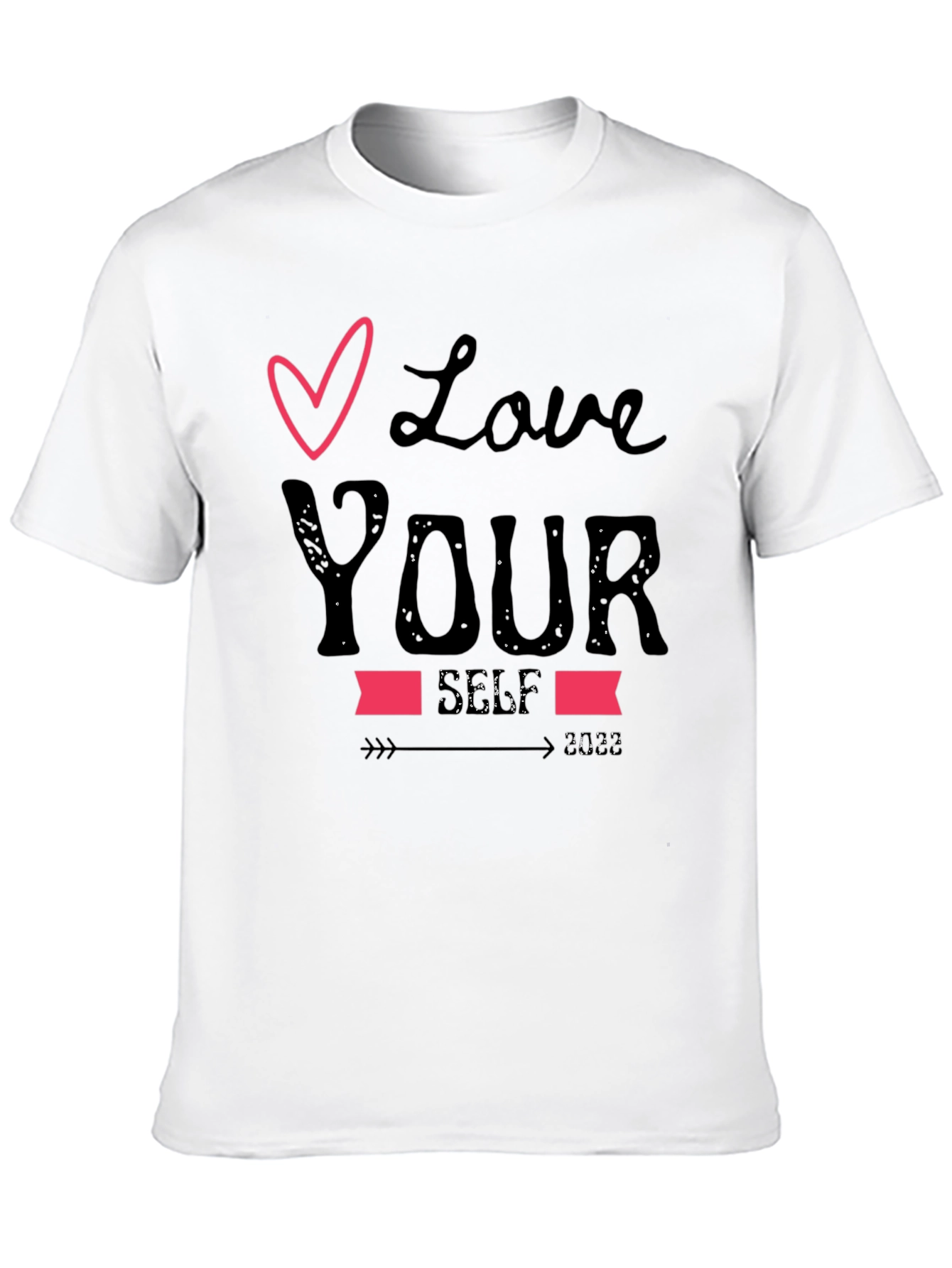 Love Your Self 2023 Black Graphic Tee