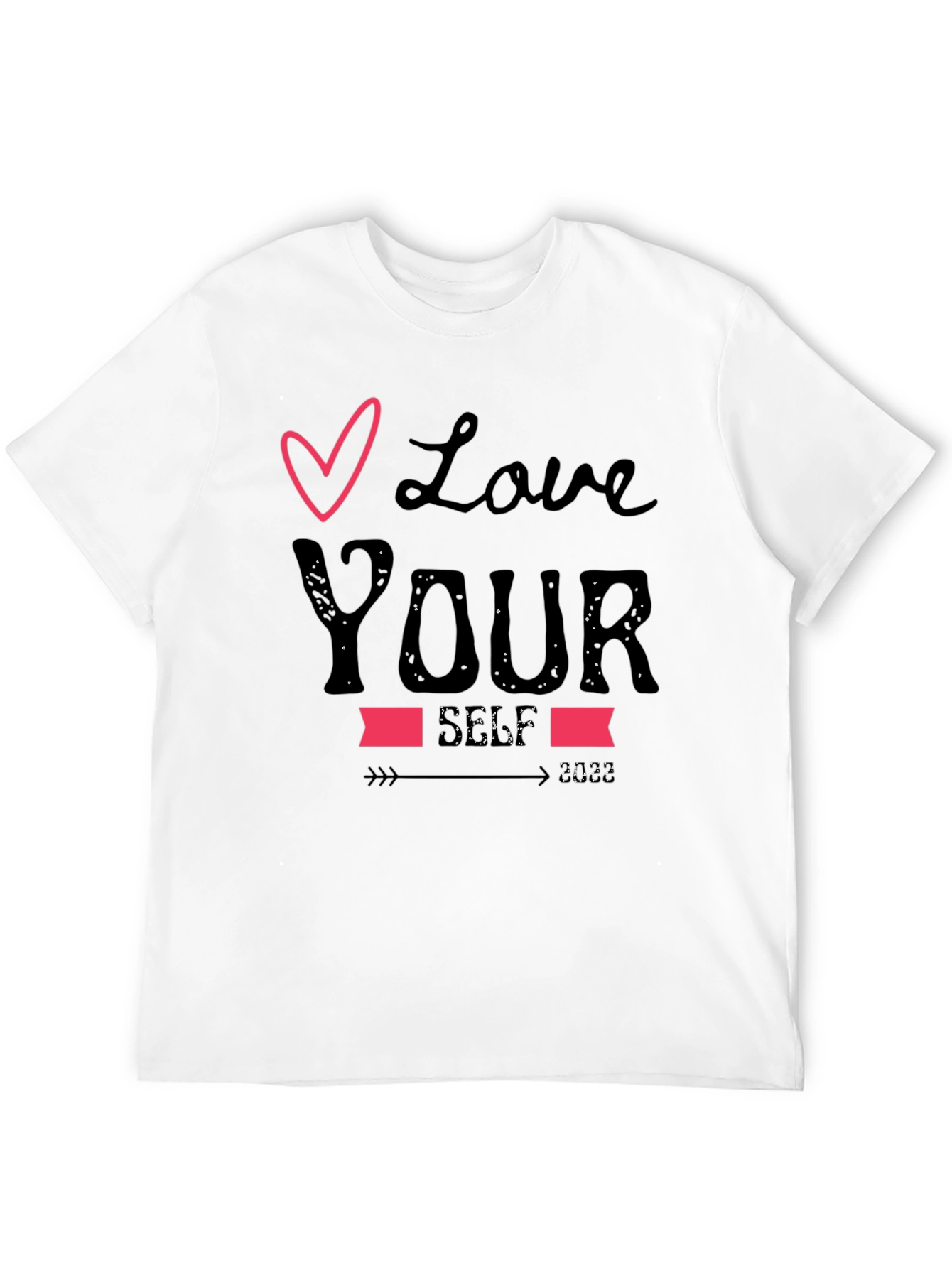 Love Your Self 2023 Black Graphic Tee