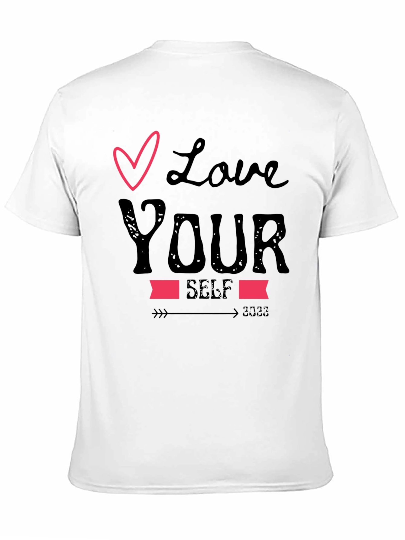 Love Your Self 2023 Black Graphic Tee
