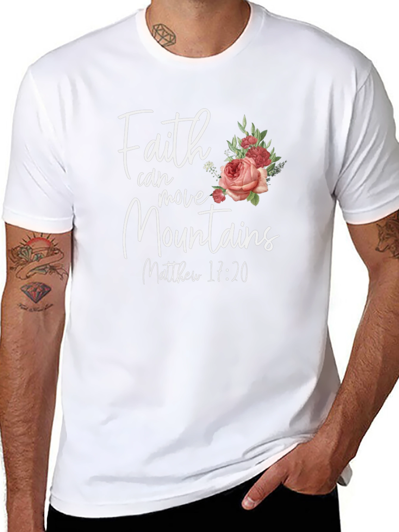 Faith Can Move Mountains Christian T-Shirt