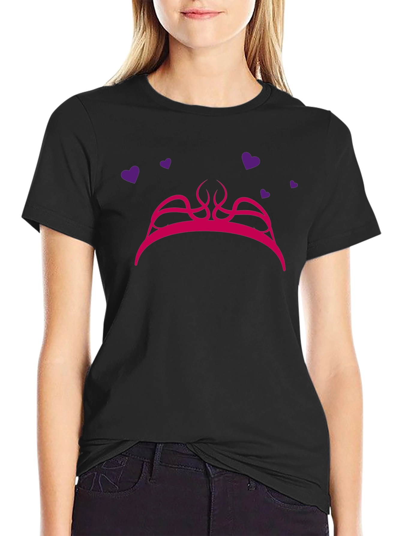 Princess Crown Graphic Tee - Fun Stylish and Unique