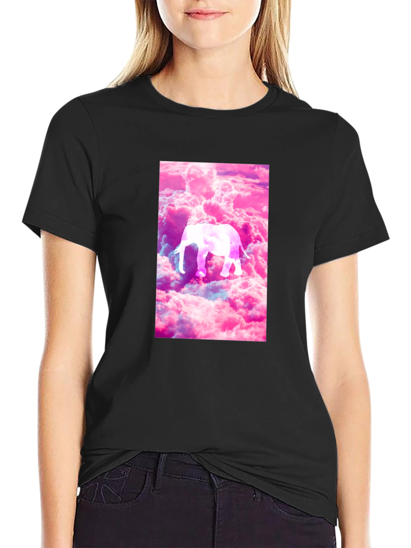 Elephant Cloud T-Shirt - Unique Graphic Tee