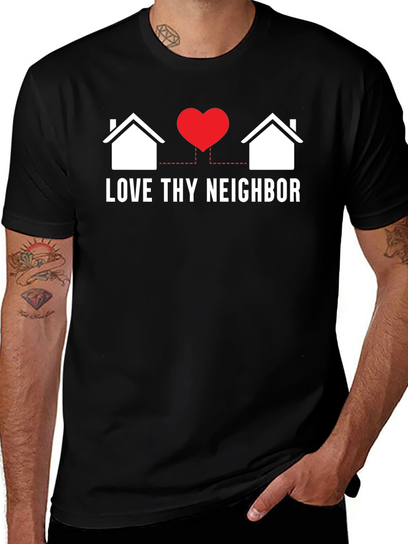 Love Thy Neighbor Graphic T-Shirt