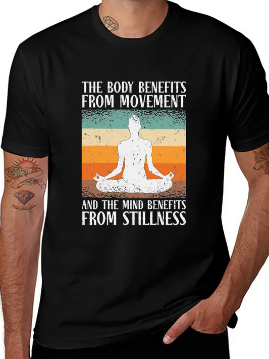 Yoga Lovers T-Shirt - Movement & Stillness Design
