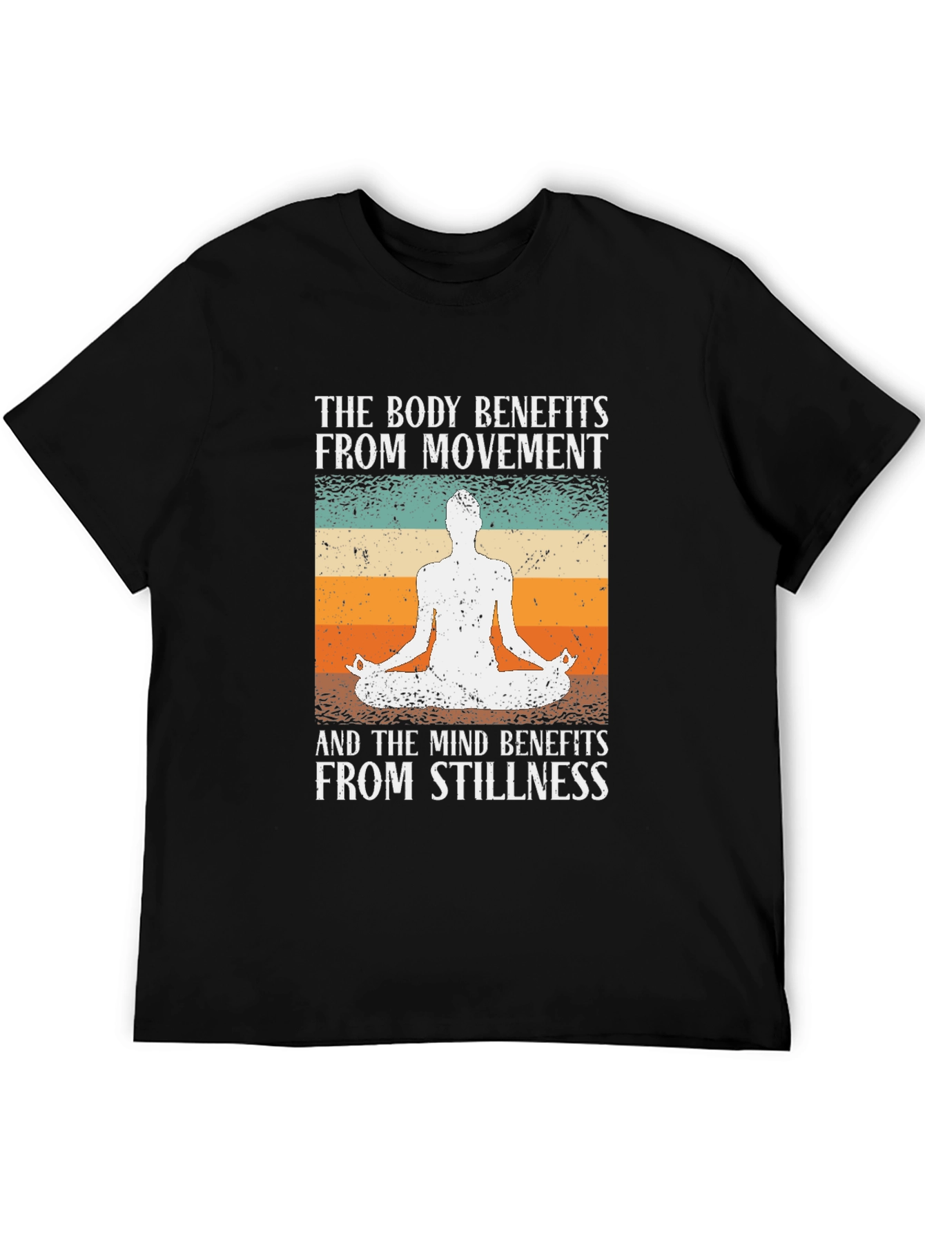 Yoga Lovers T-Shirt - Movement & Stillness Design