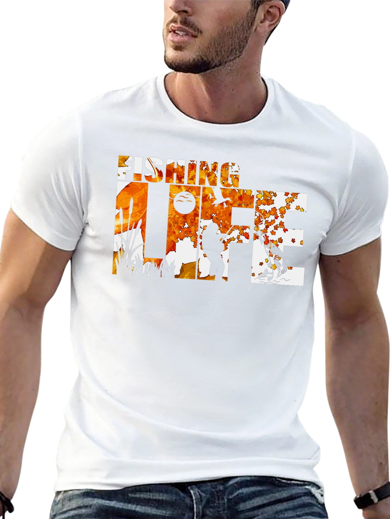 Fishing Life Black T-Shirt - Outdoor Adventure Tee