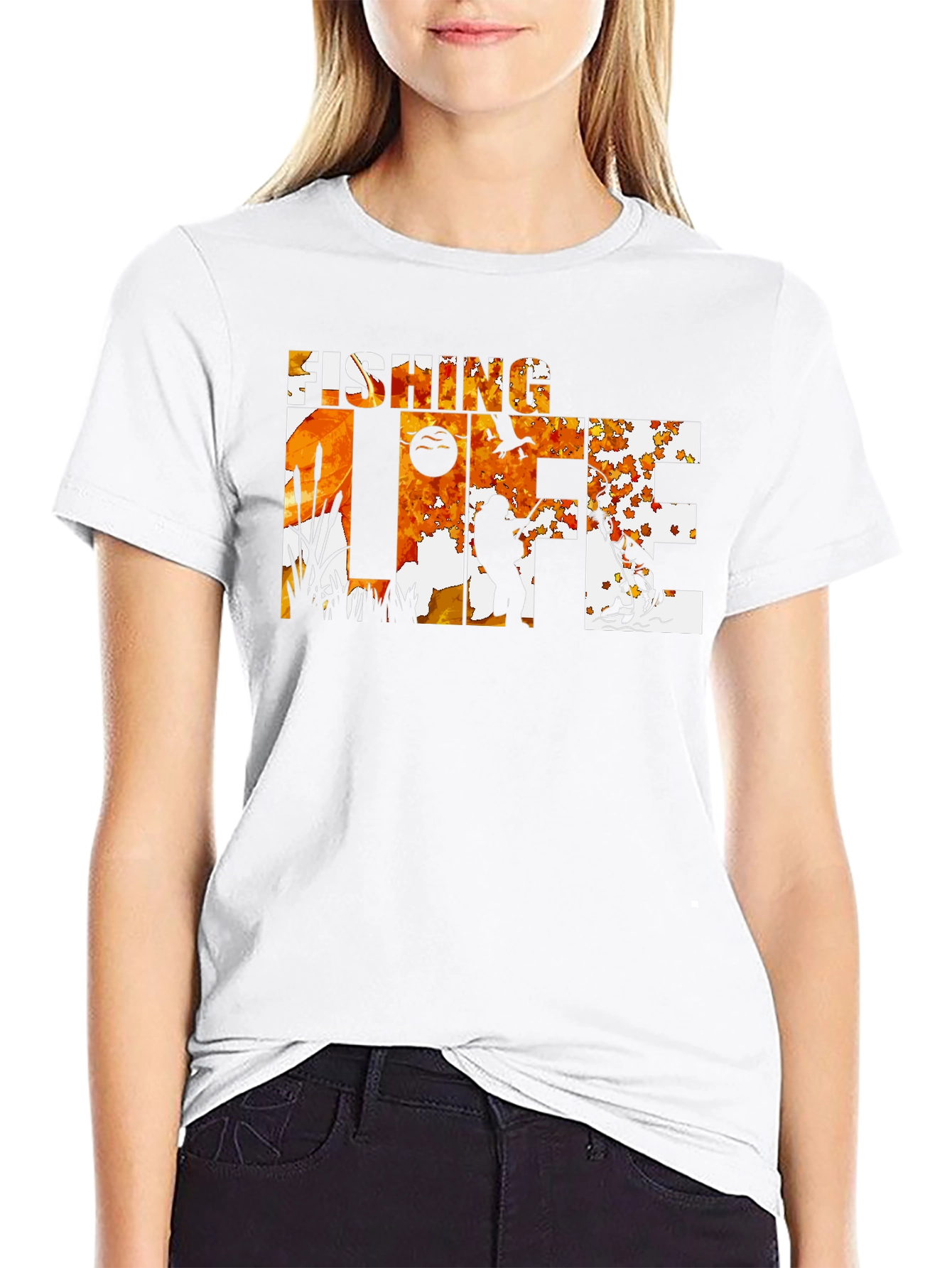 Fishing Life Black T-Shirt - Outdoor Adventure Tee