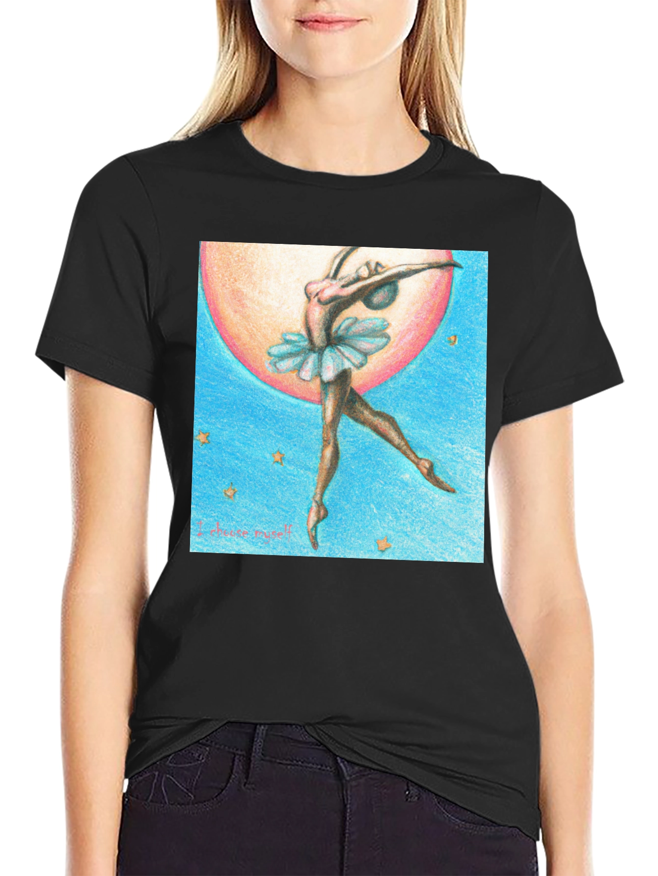 Ballerina Moon Graphic Tee