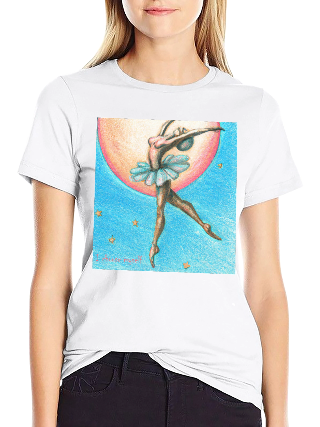 Ballerina Moon Graphic Tee