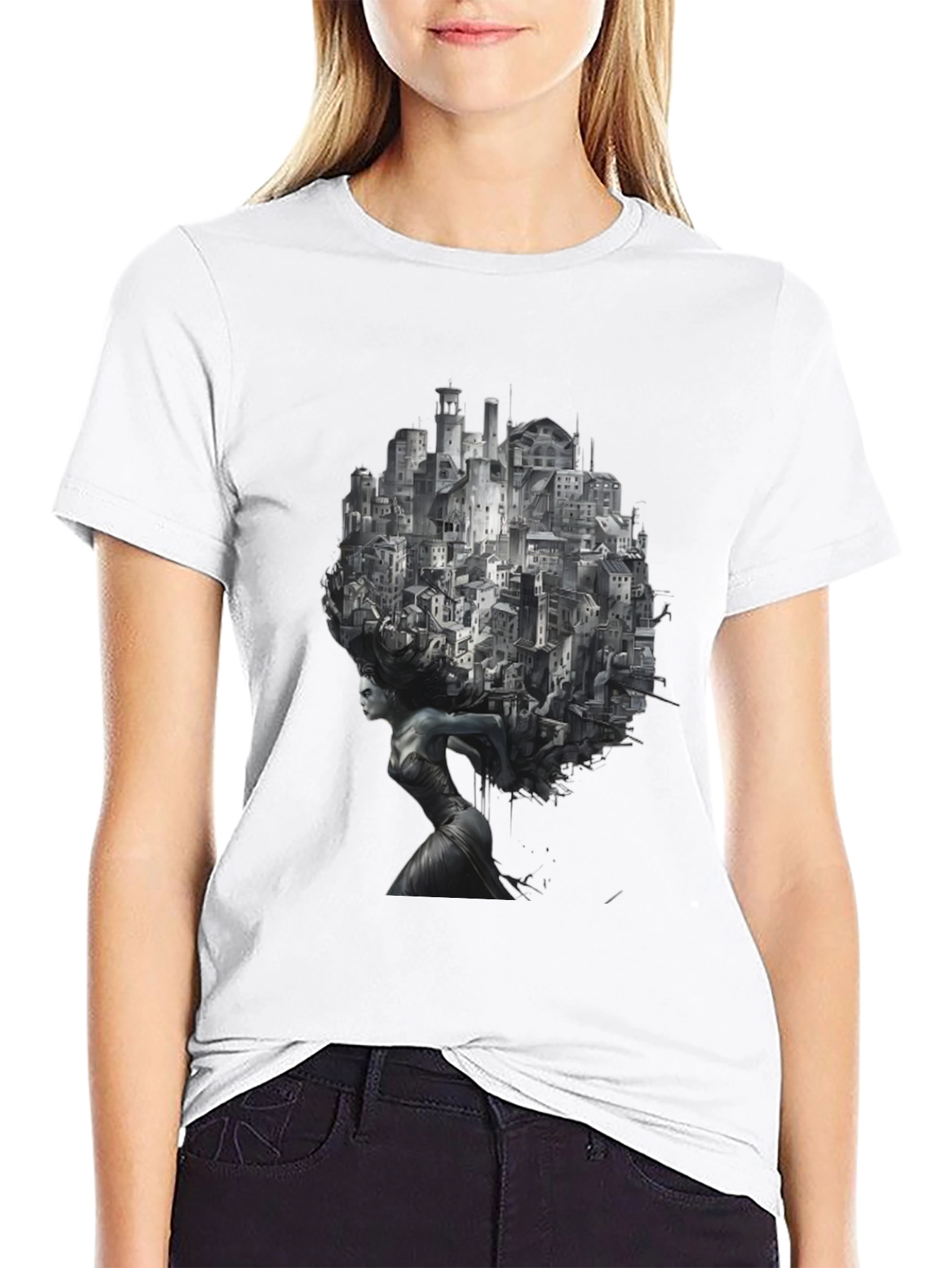 Urban Dreamscape Graphic T-Shirt