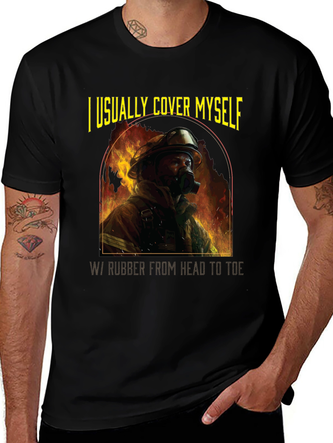 Firefighter Rubber Gear T-Shirt