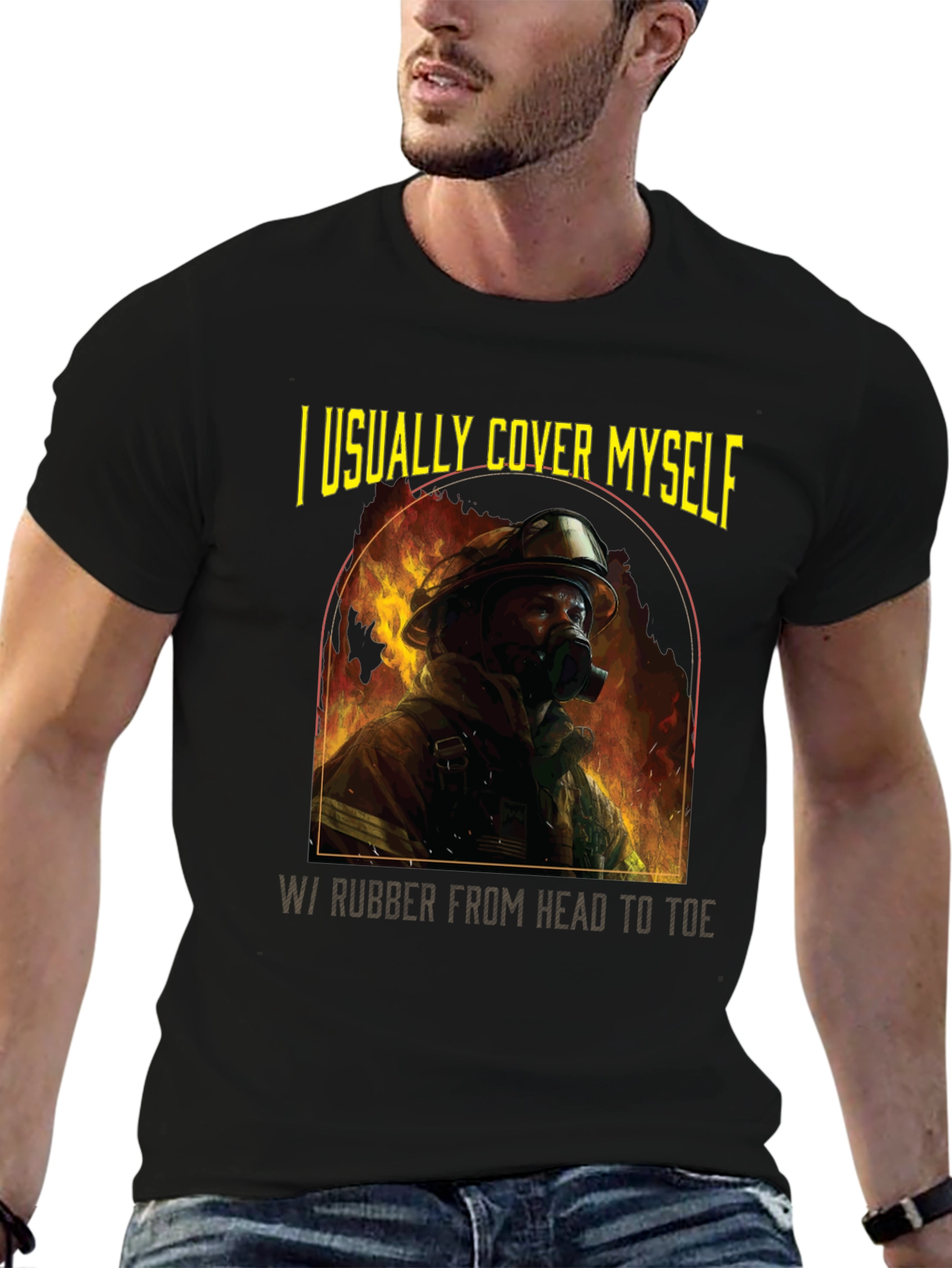Firefighter Rubber Gear T-Shirt