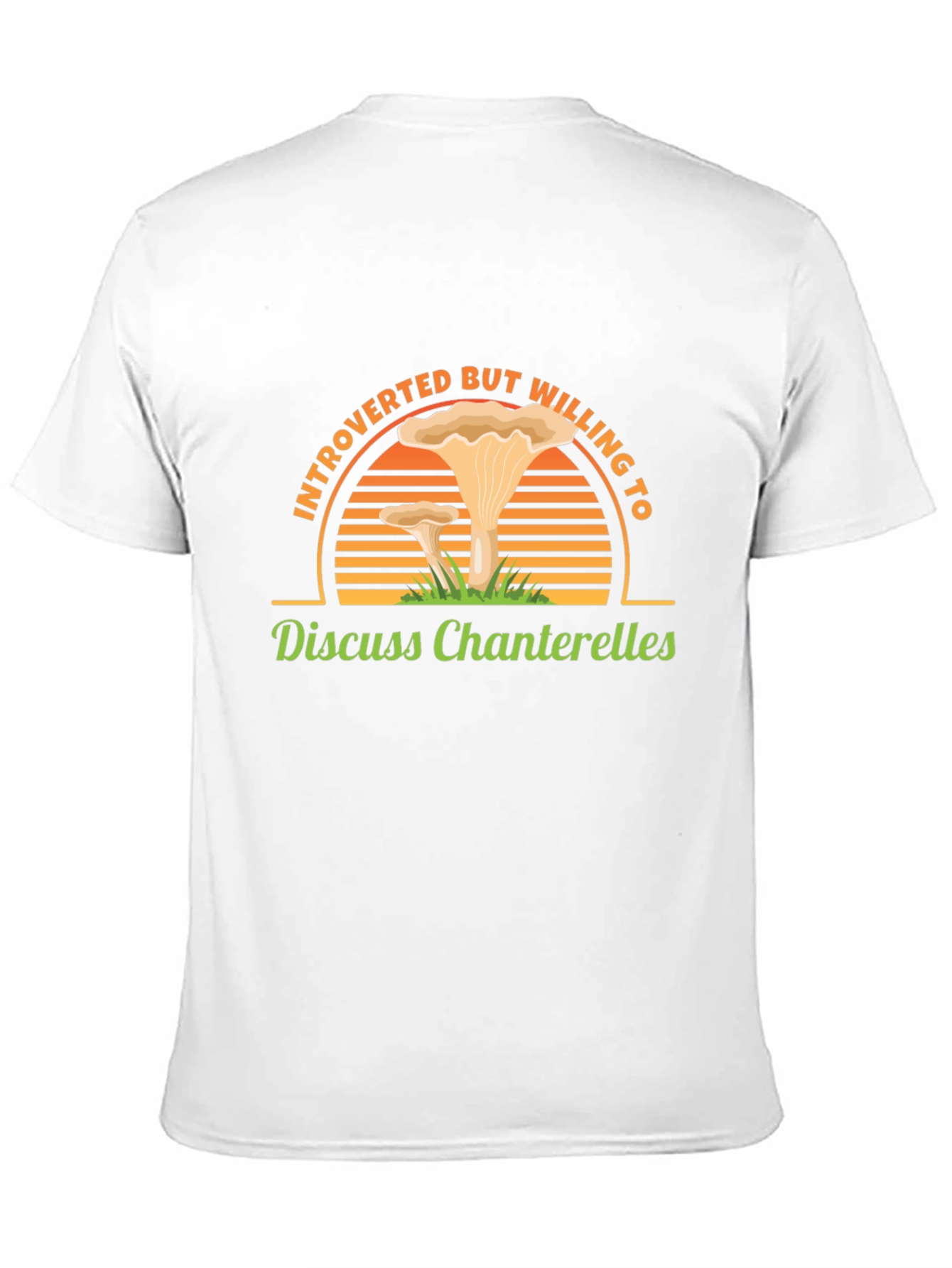 Introverted Chanterelle Mushroom T-Shirt