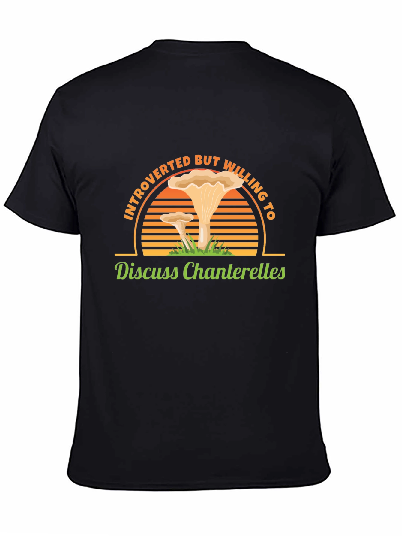 Introverted Chanterelle Mushroom T-Shirt