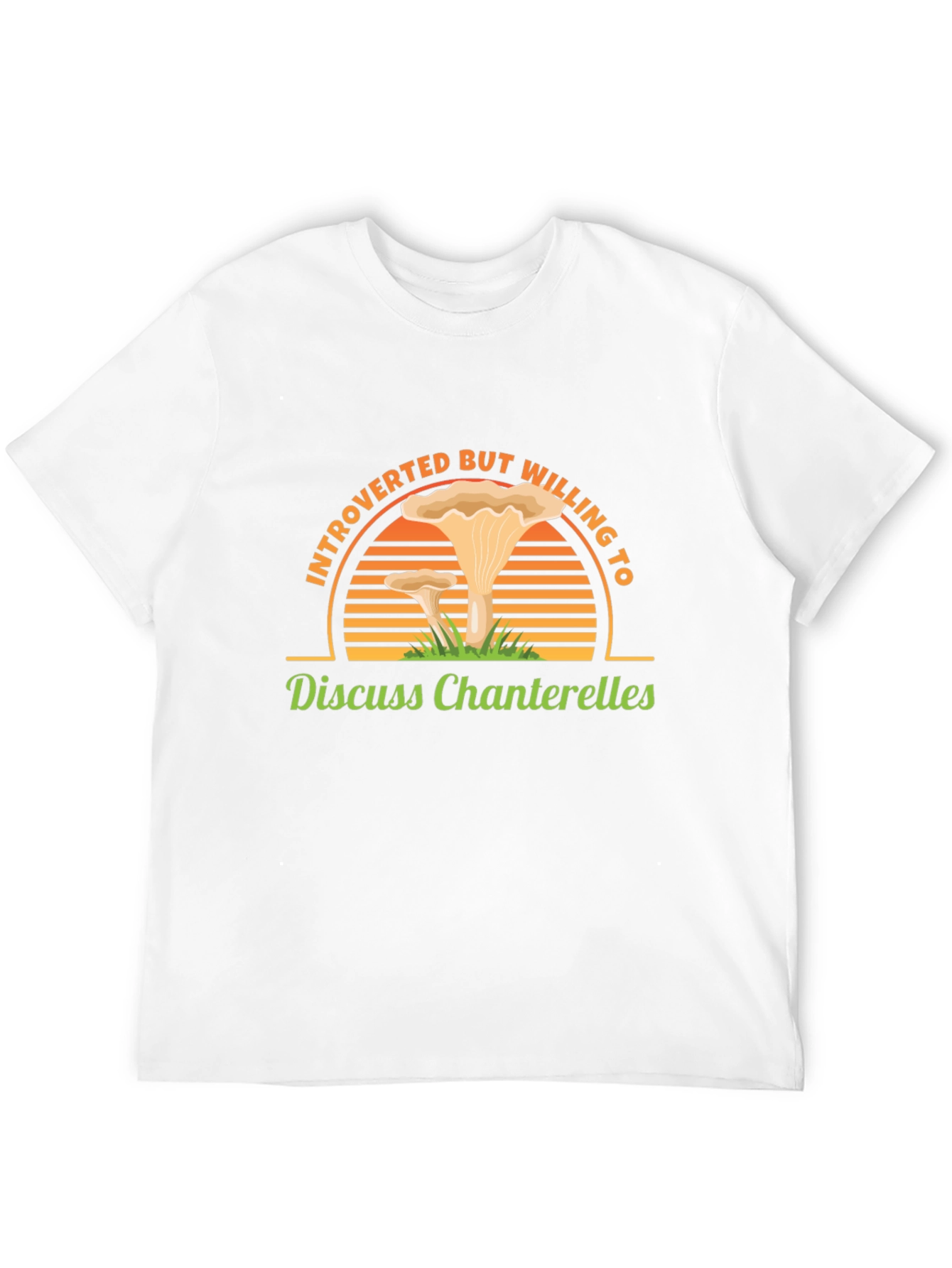 Introverted Chanterelle Mushroom T-Shirt