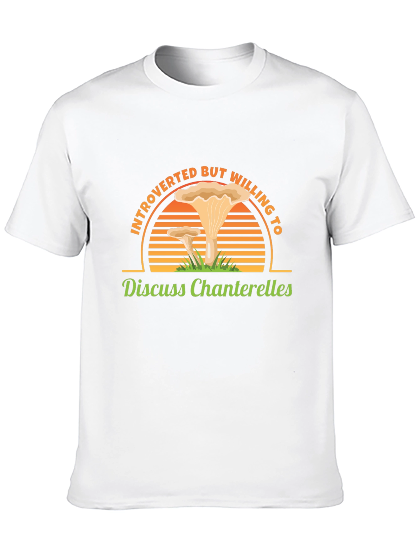 Introverted Chanterelle Mushroom T-Shirt