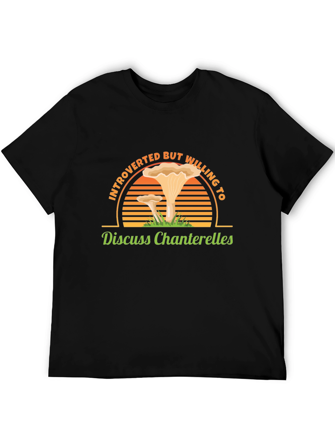 Introverted Chanterelle Mushroom T-Shirt
