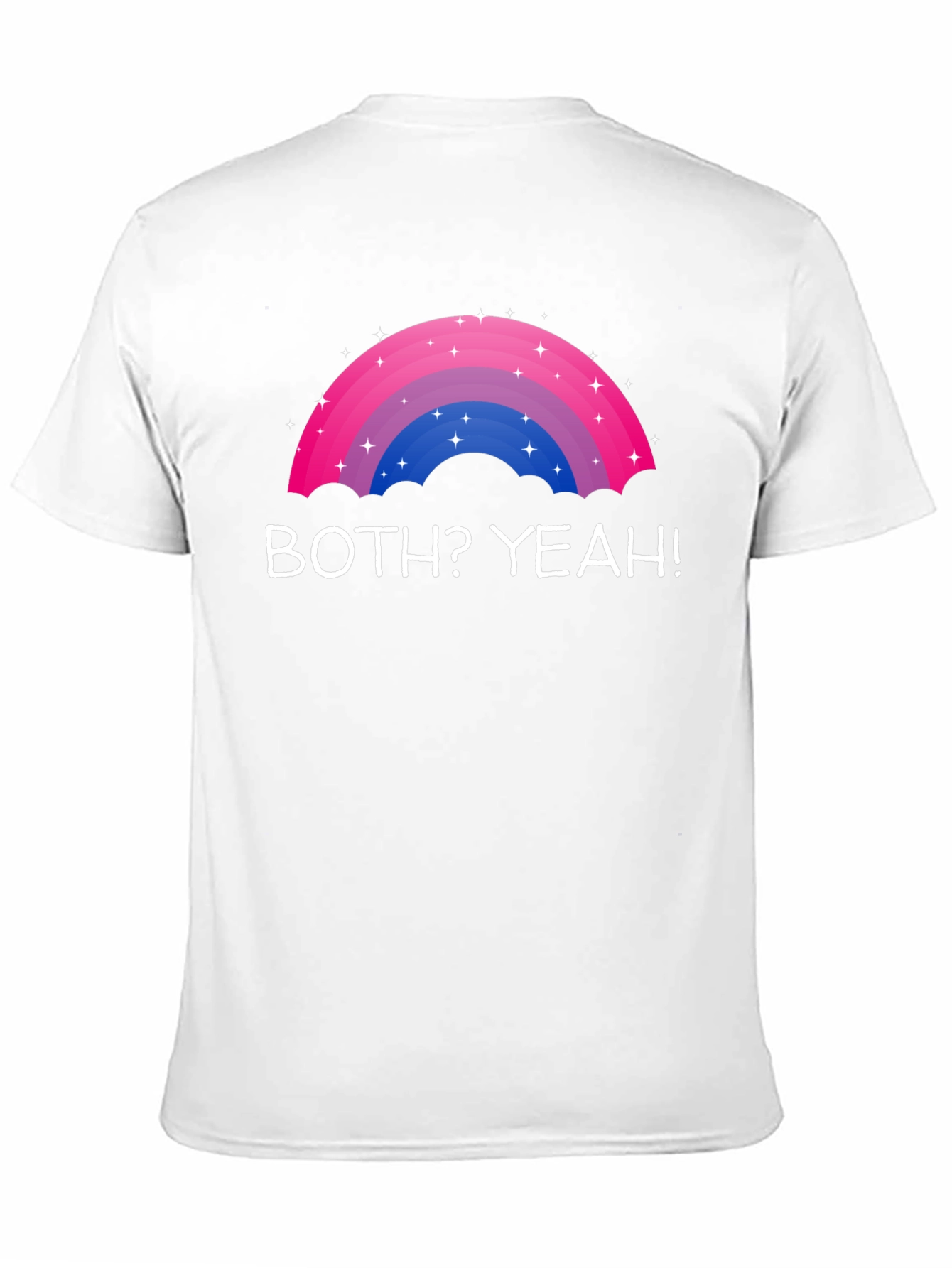 Bisexual Pride Rainbow T-Shirt - Both? Yeah!