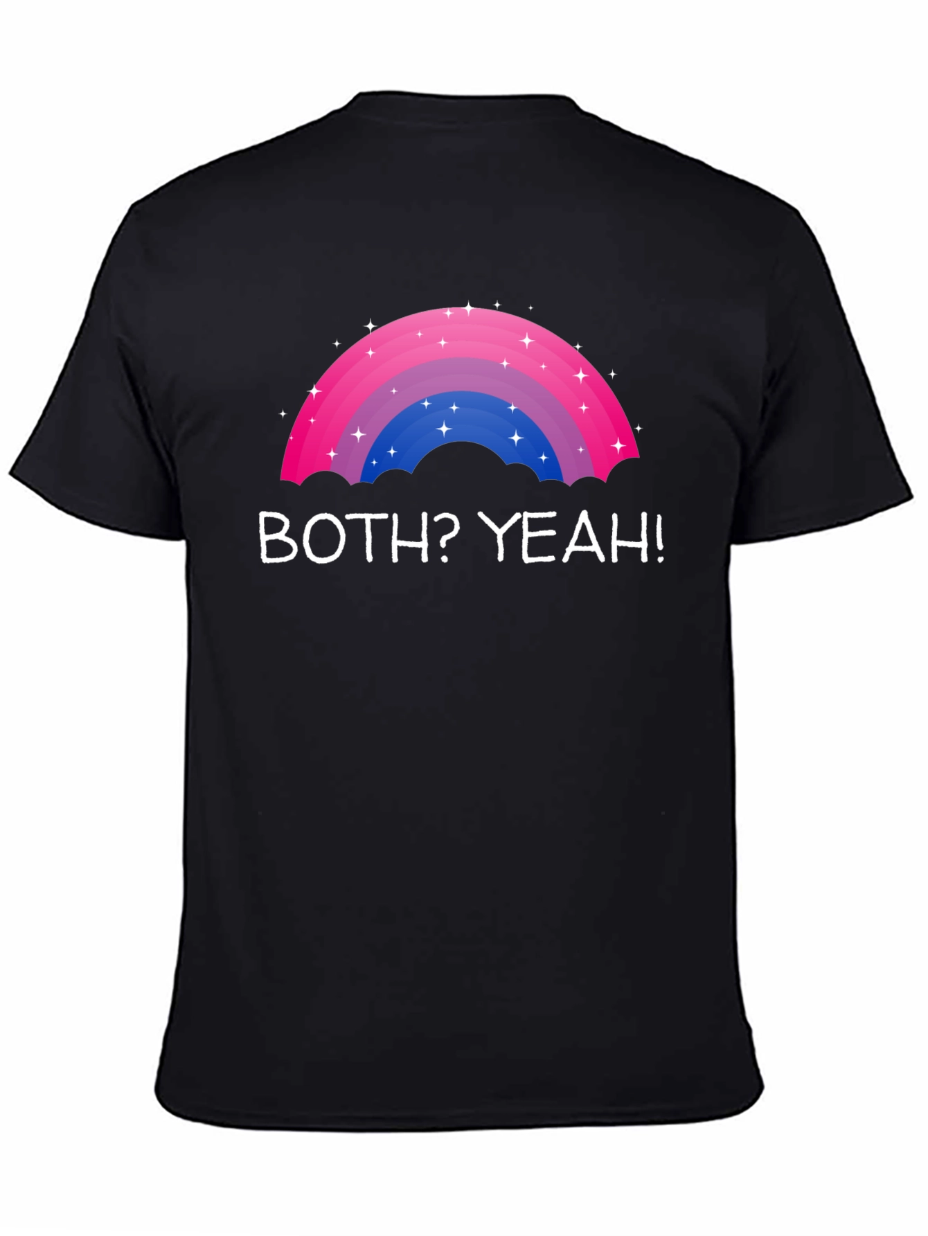 Bisexual Pride Rainbow T-Shirt - Both? Yeah!