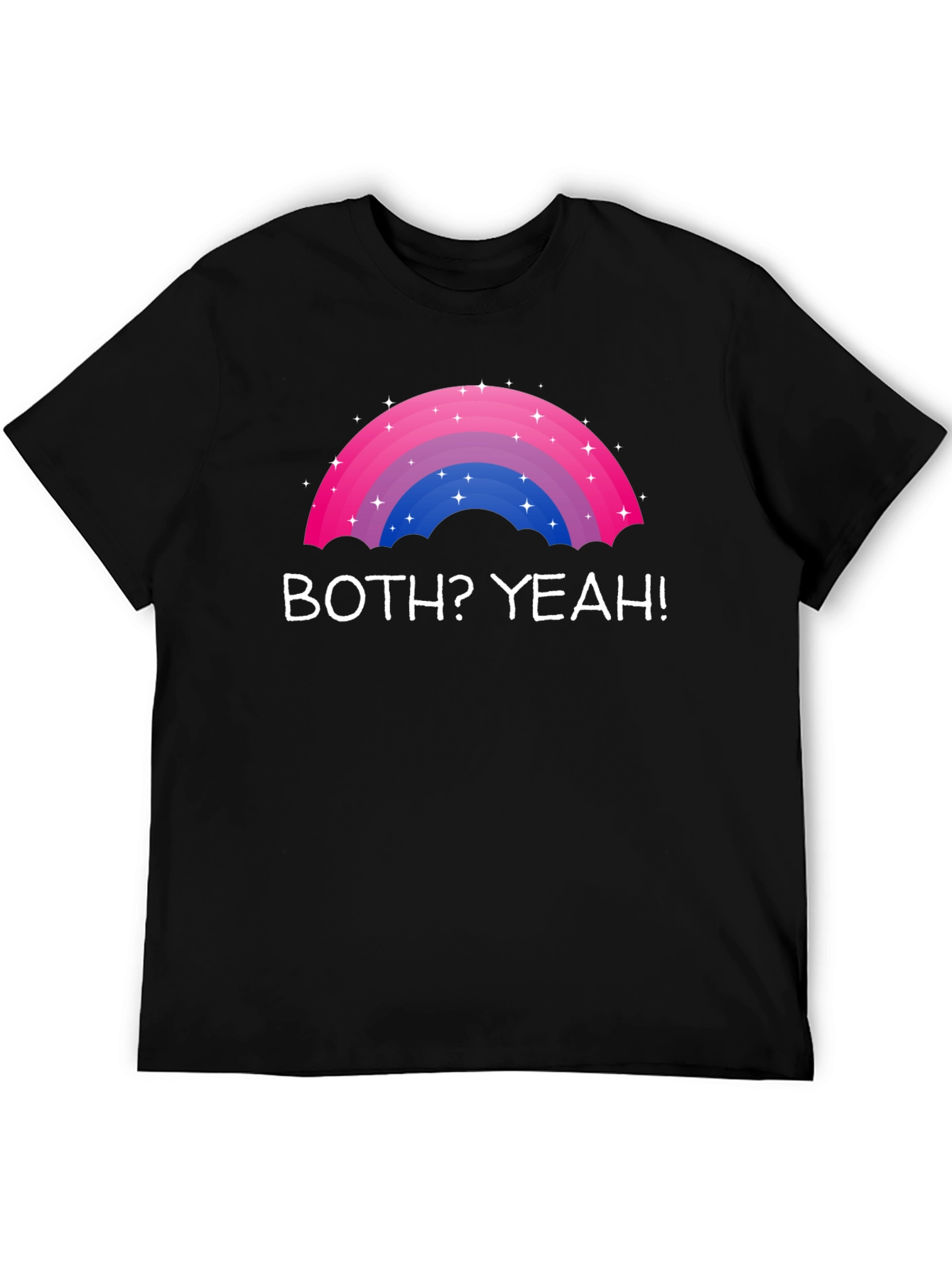 Bisexual Pride Rainbow T-Shirt - Both? Yeah!