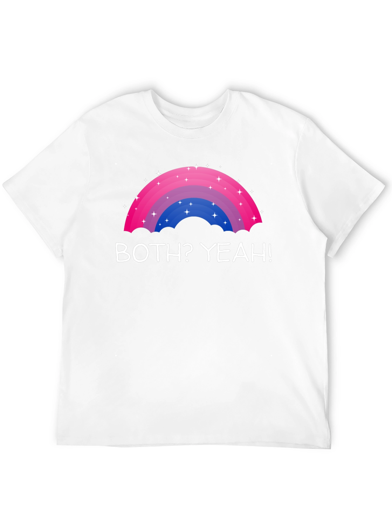 Bisexual Pride Rainbow T-Shirt - Both? Yeah!