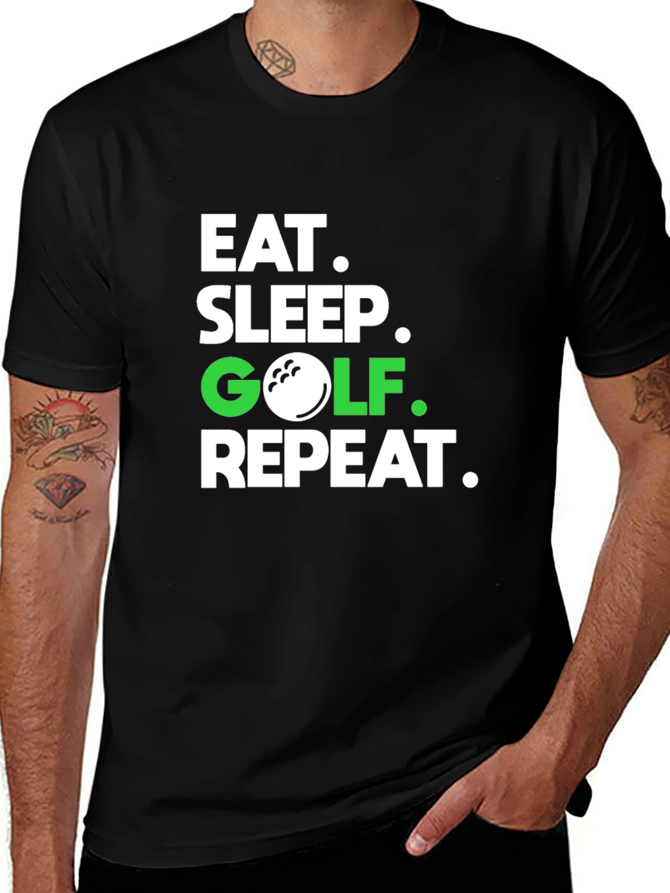Eat Sleep Golf Repeat T-Shirt