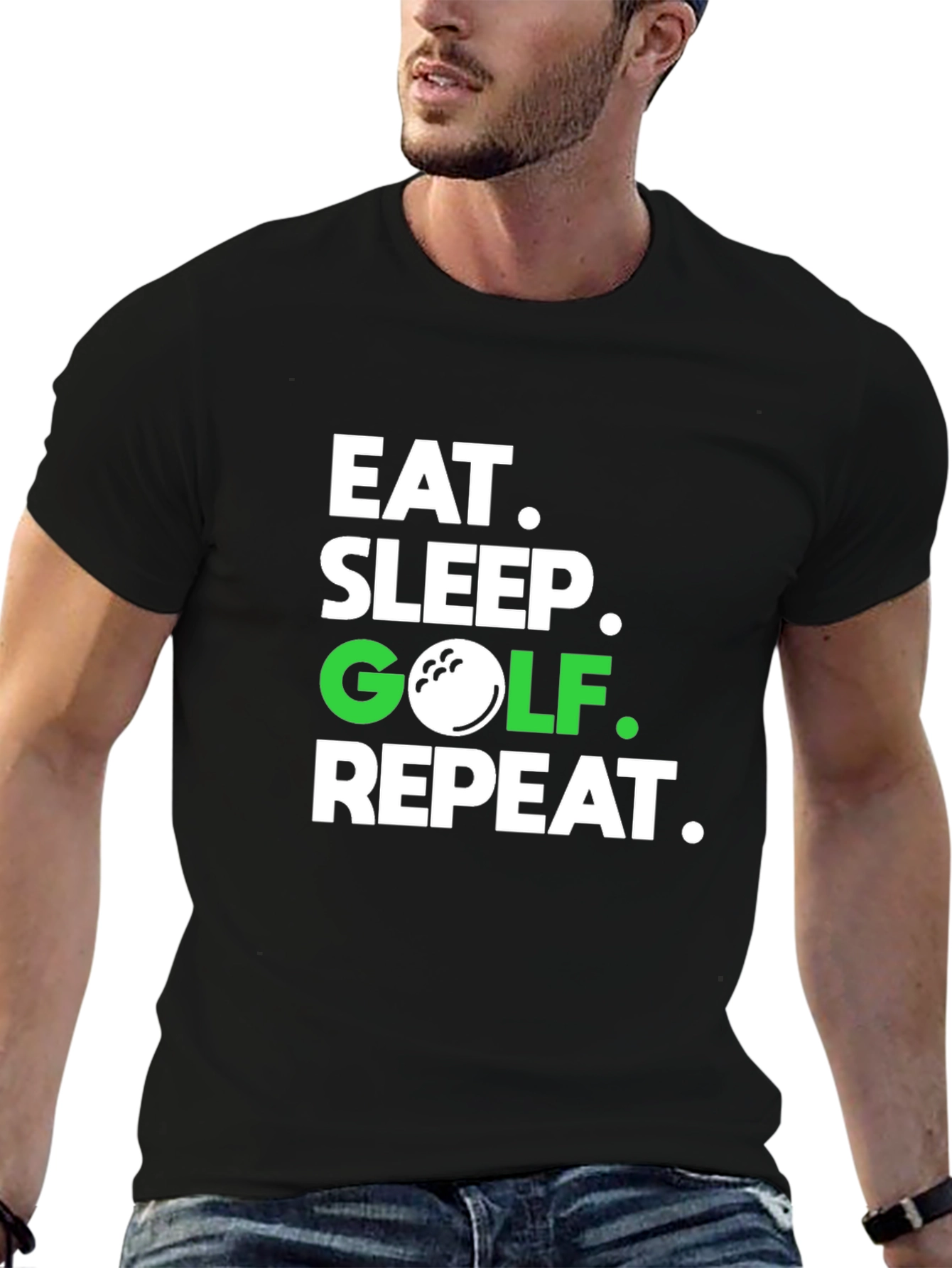 Eat Sleep Golf Repeat T-Shirt