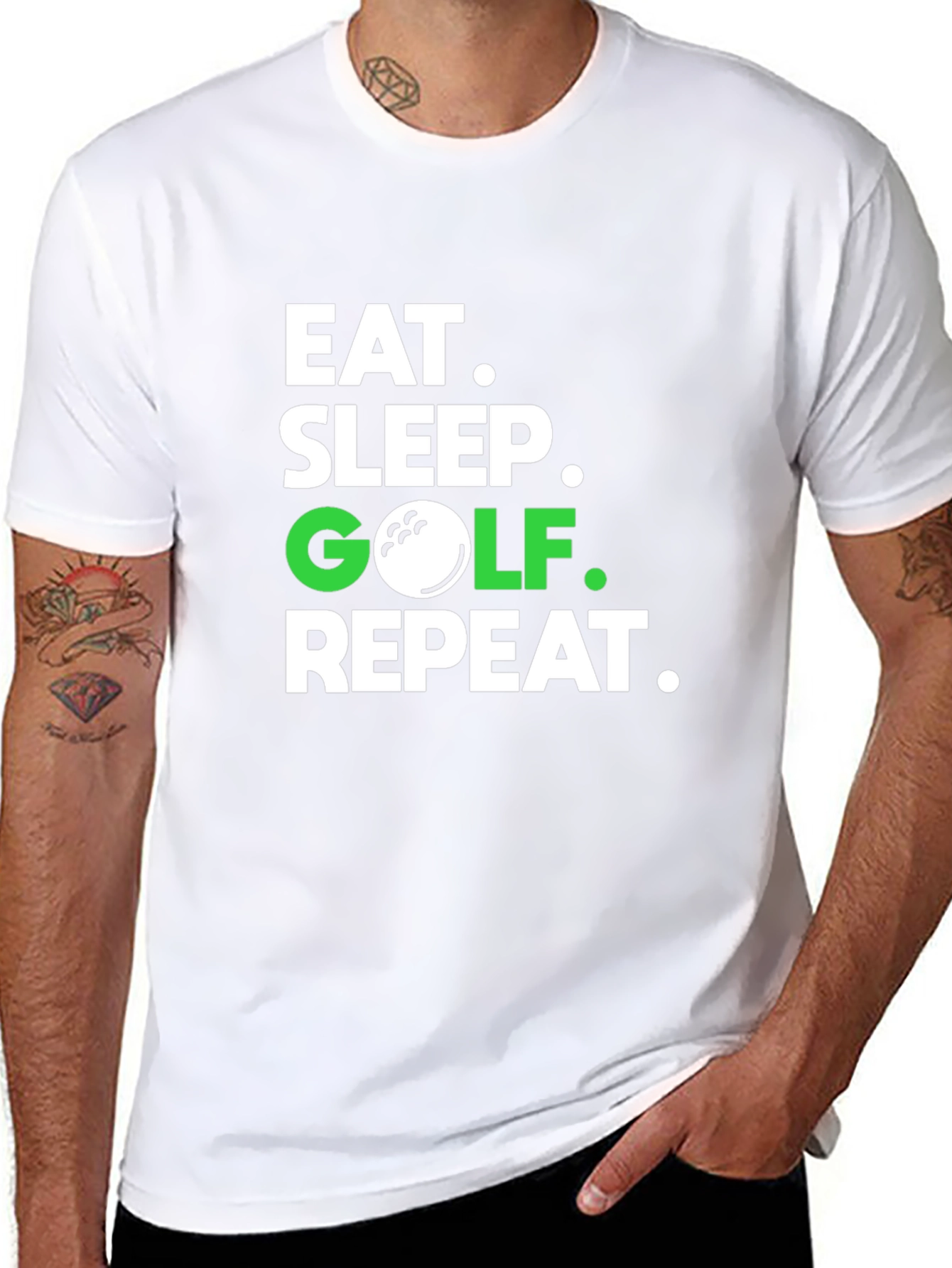 Eat Sleep Golf Repeat T-Shirt