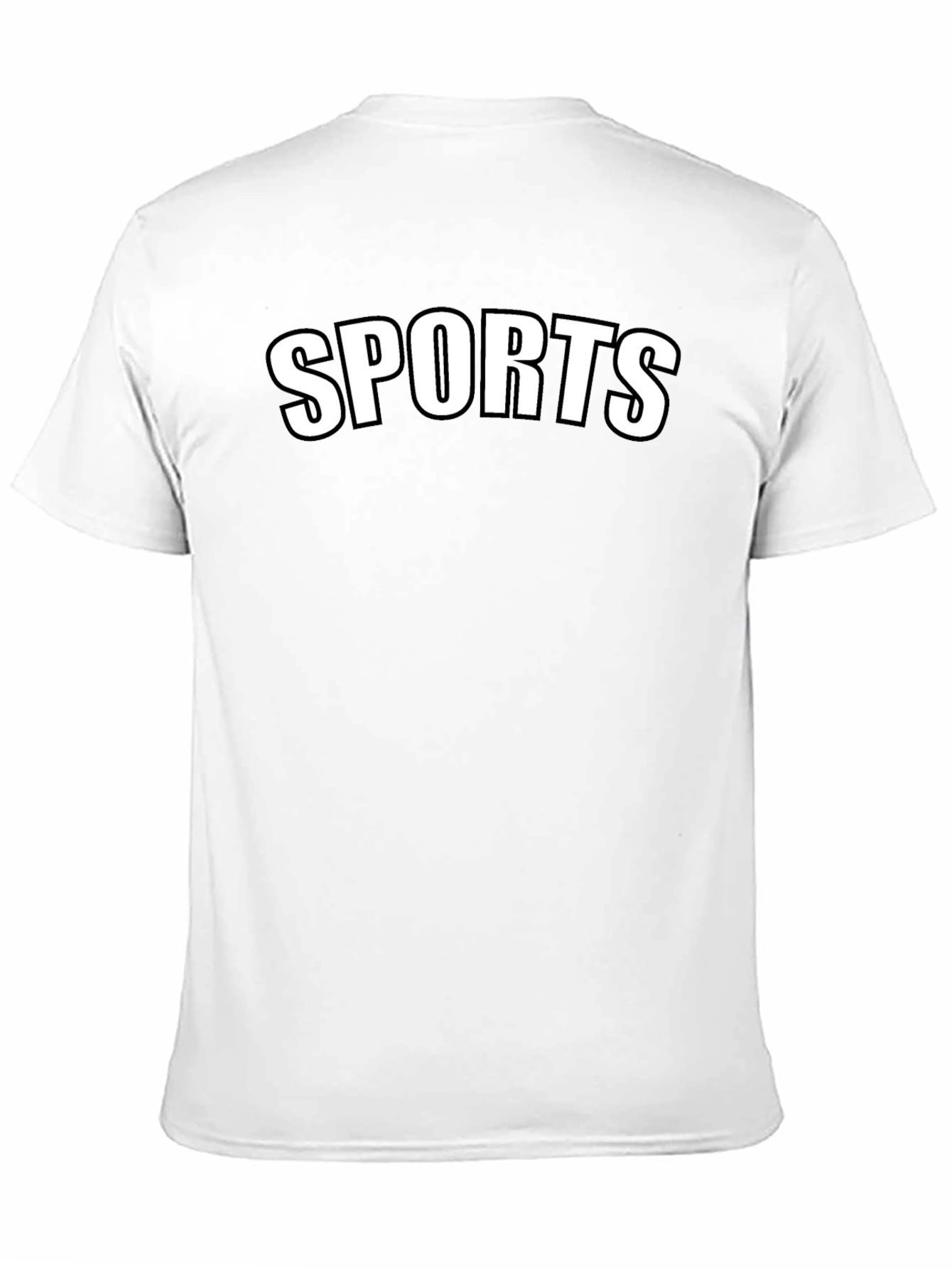 Mens Black Sports Graphic T-Shirt