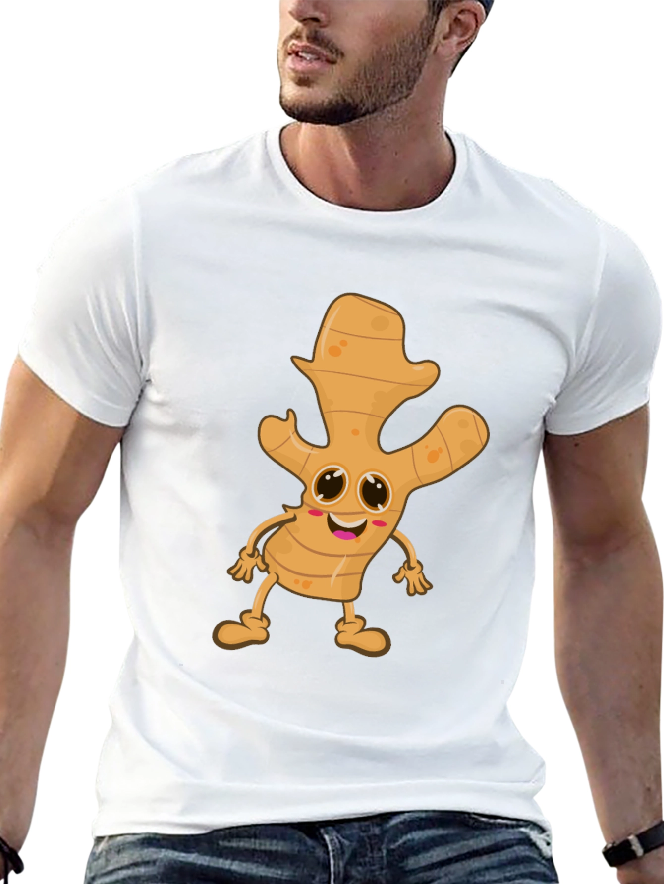 Ginger Character Black T-Shirt