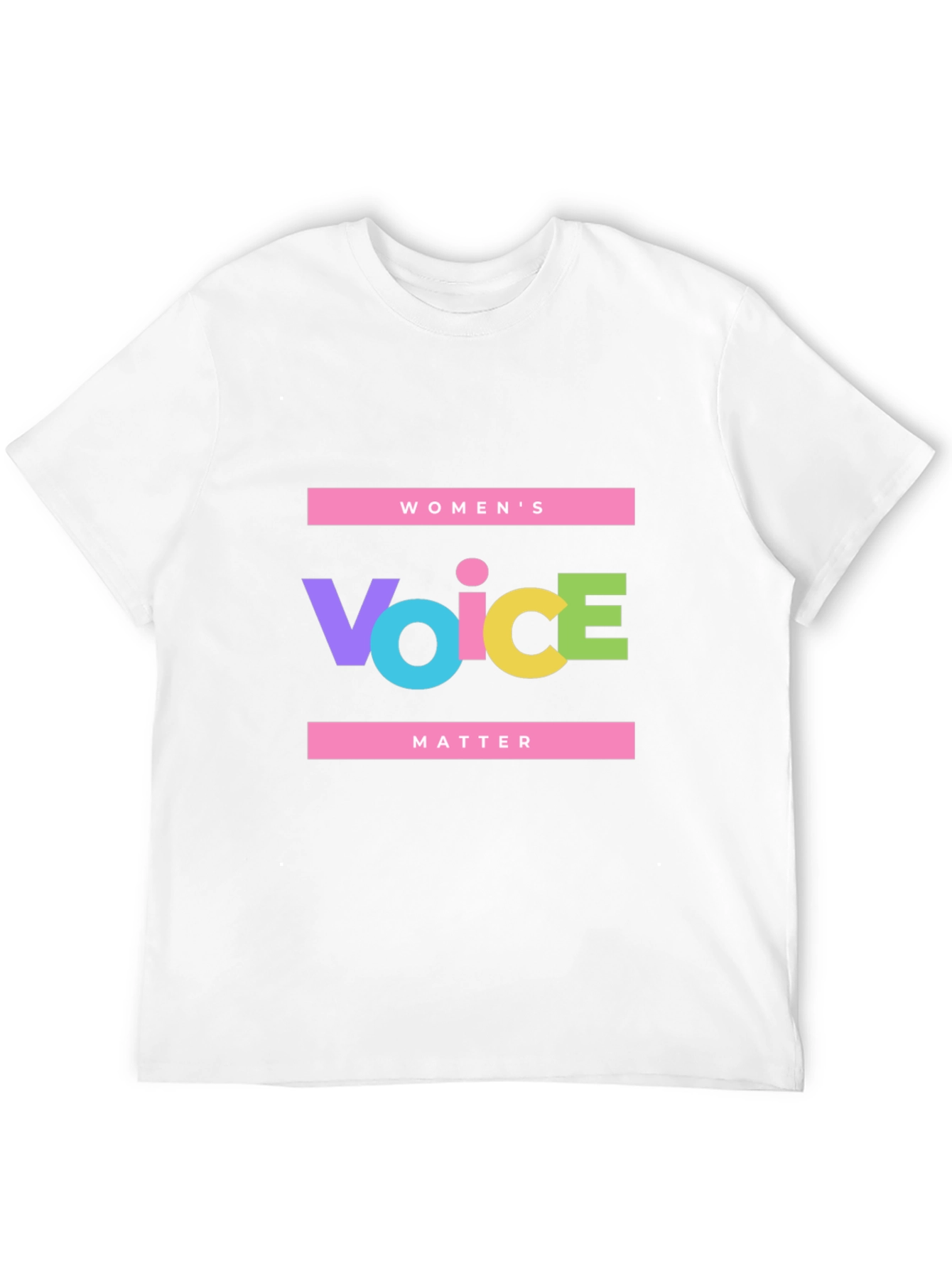 Womens Voice Matters Graphic T-Shirt
