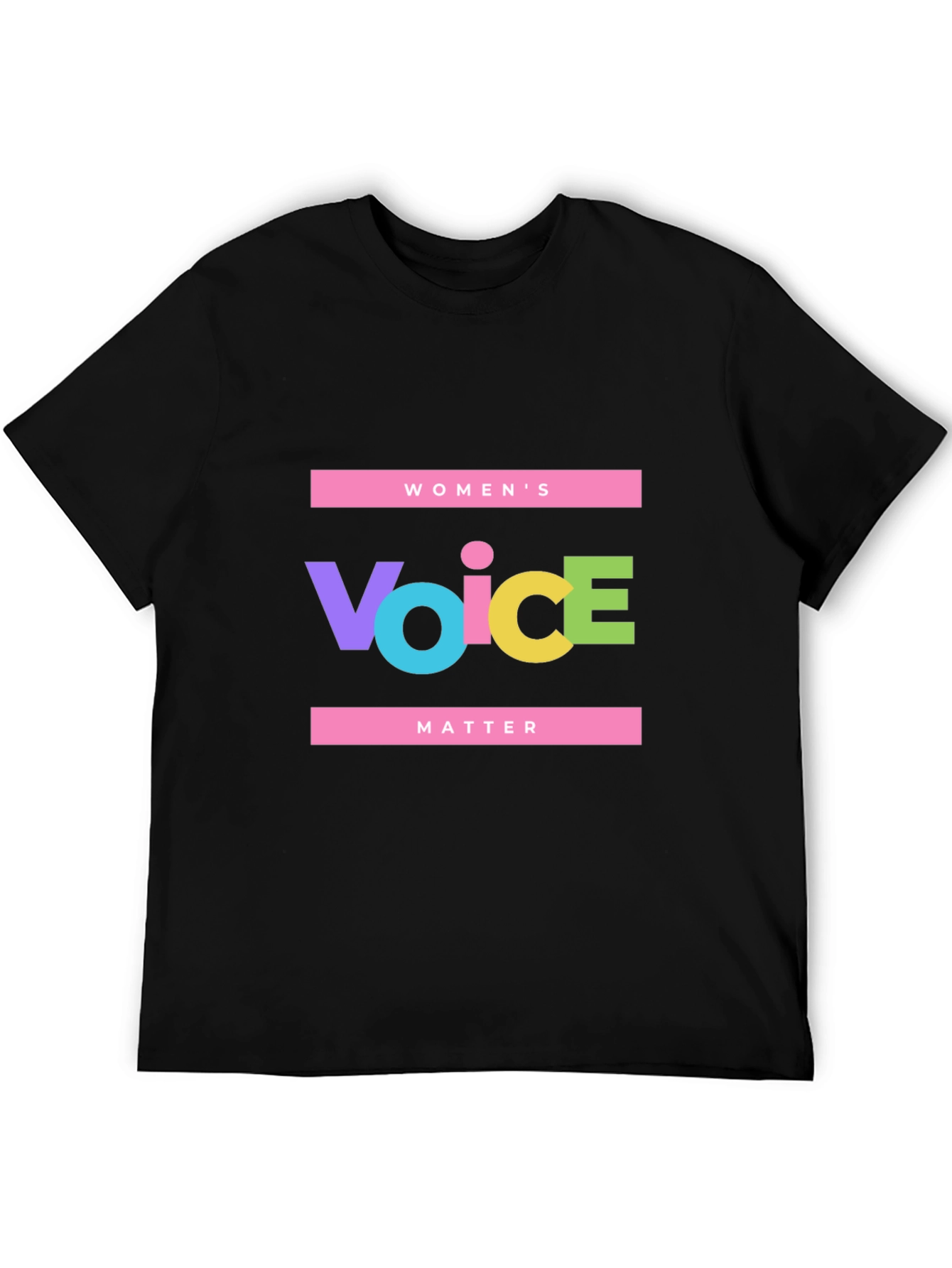 Womens Voice Matters Graphic T-Shirt