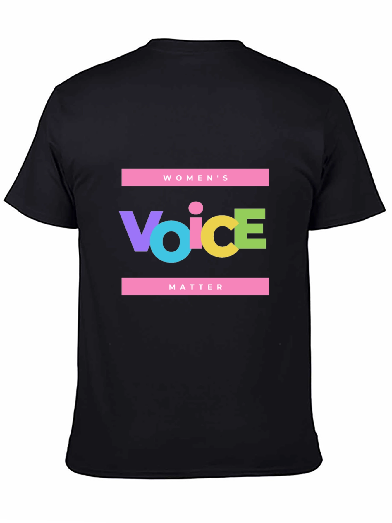 Womens Voice Matters Graphic T-Shirt