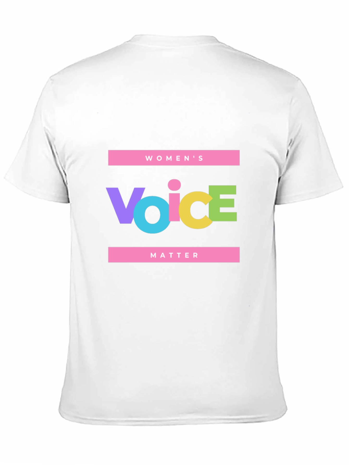 Womens Voice Matters Graphic T-Shirt