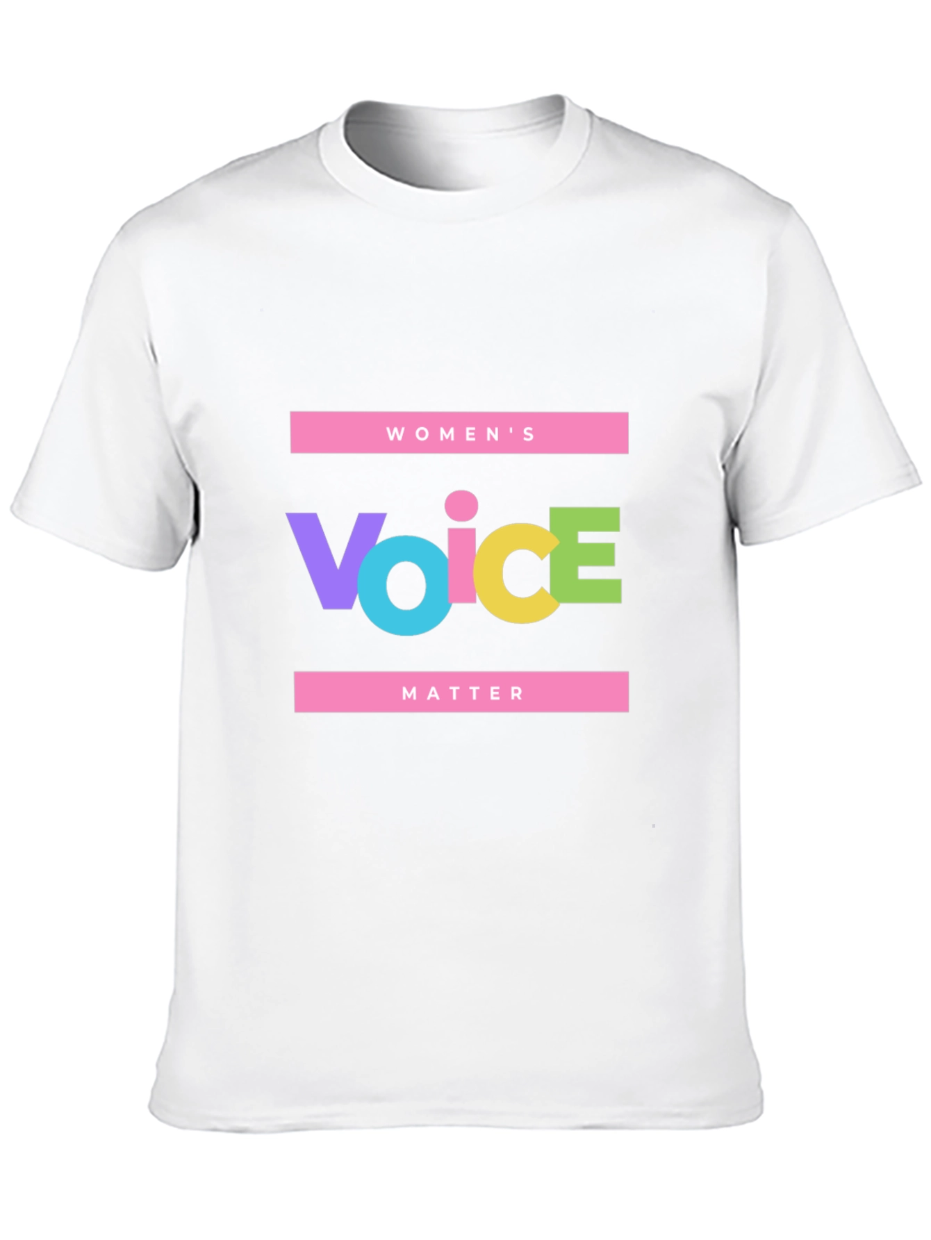Womens Voice Matters Graphic T-Shirt
