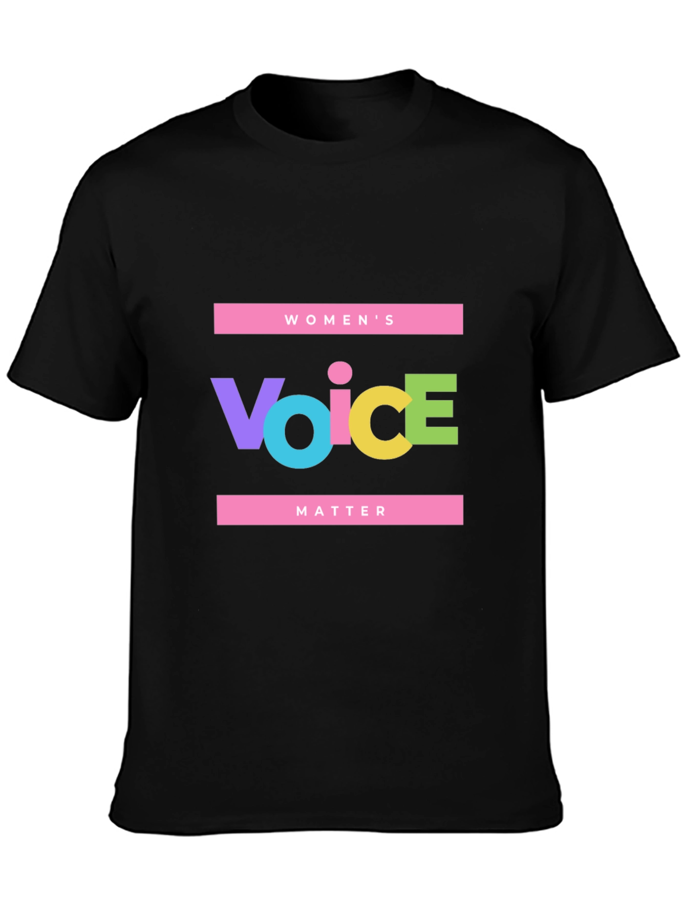 Womens Voice Matters Graphic T-Shirt