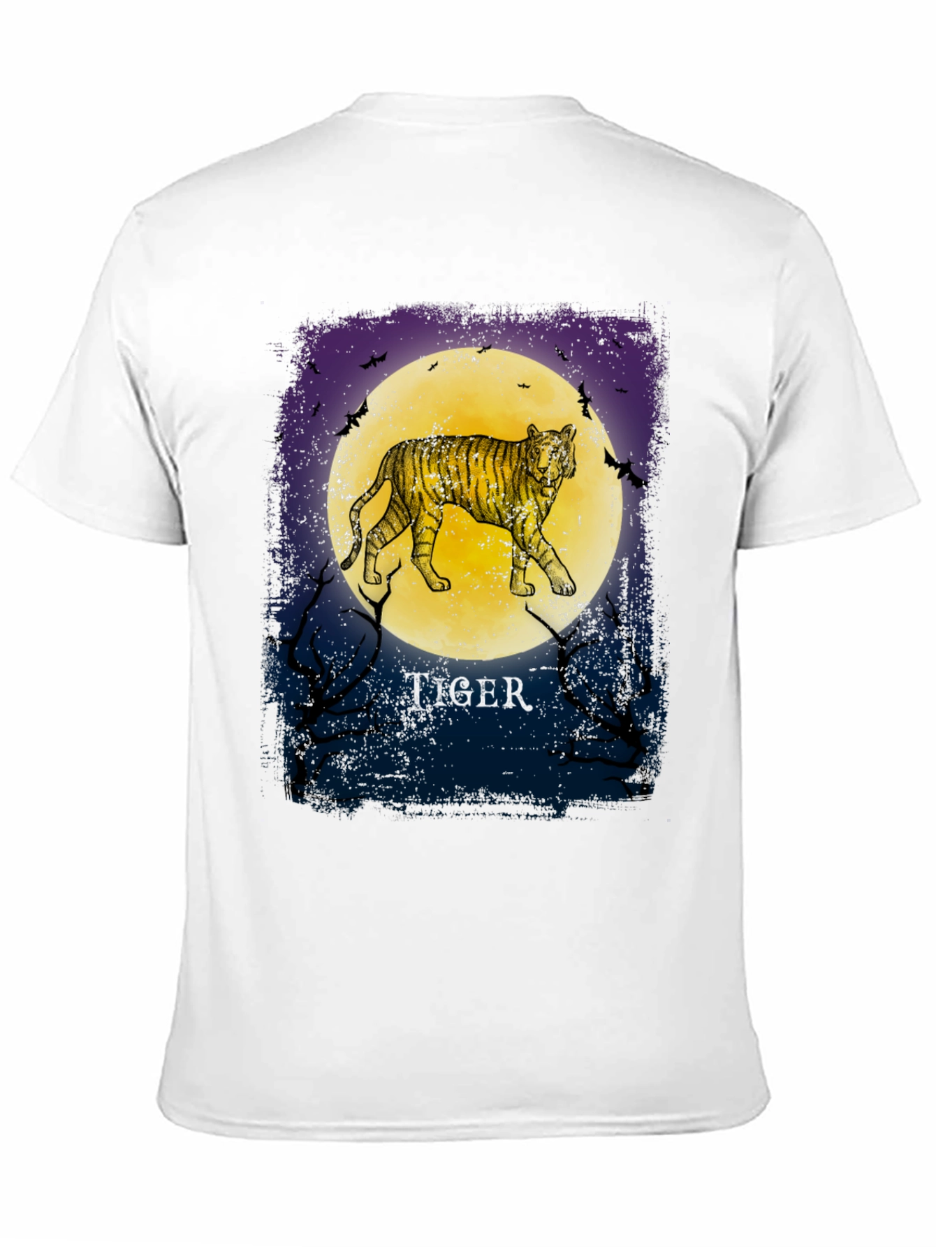 Tiger Moon Graphic Tee - Stylish Mens T-Shirt
