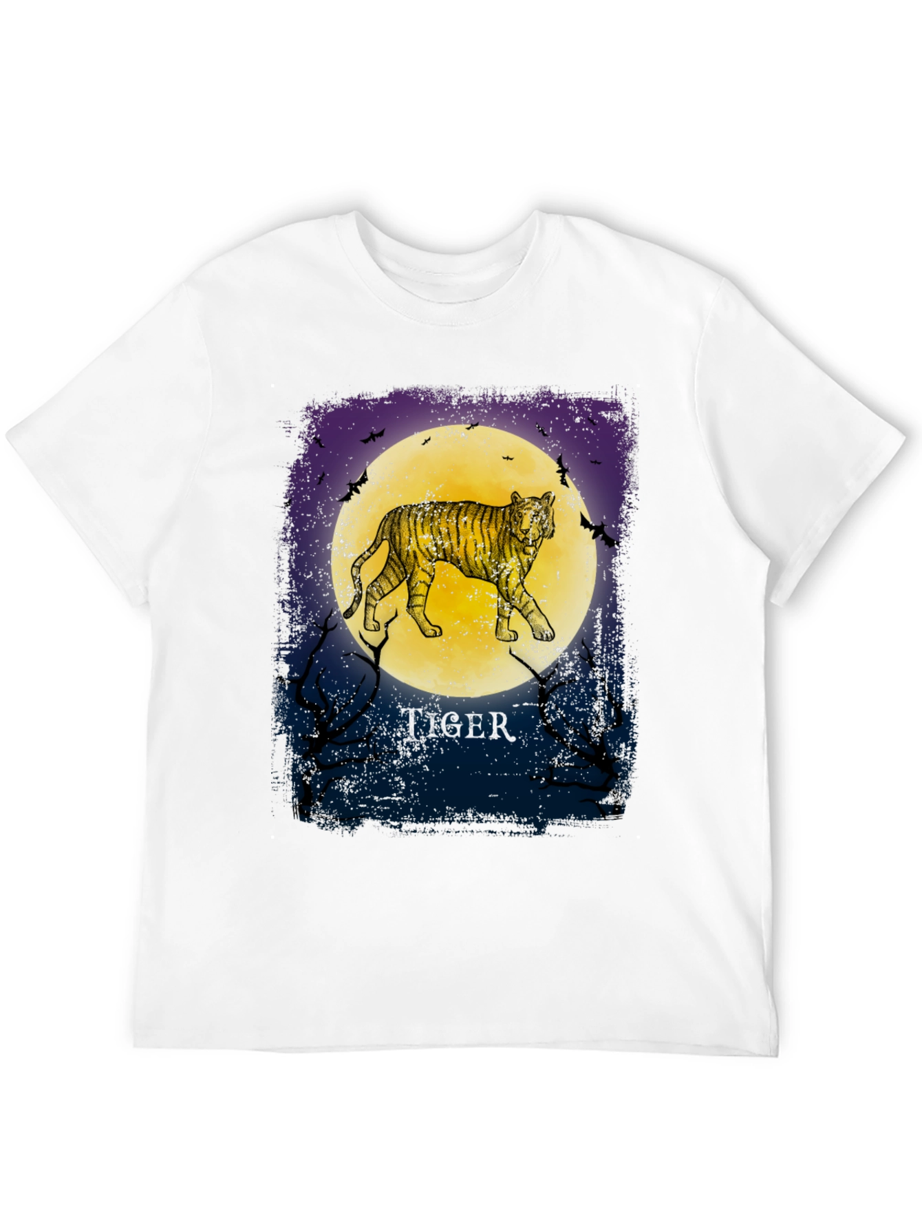 Tiger Moon Graphic Tee - Stylish Mens T-Shirt