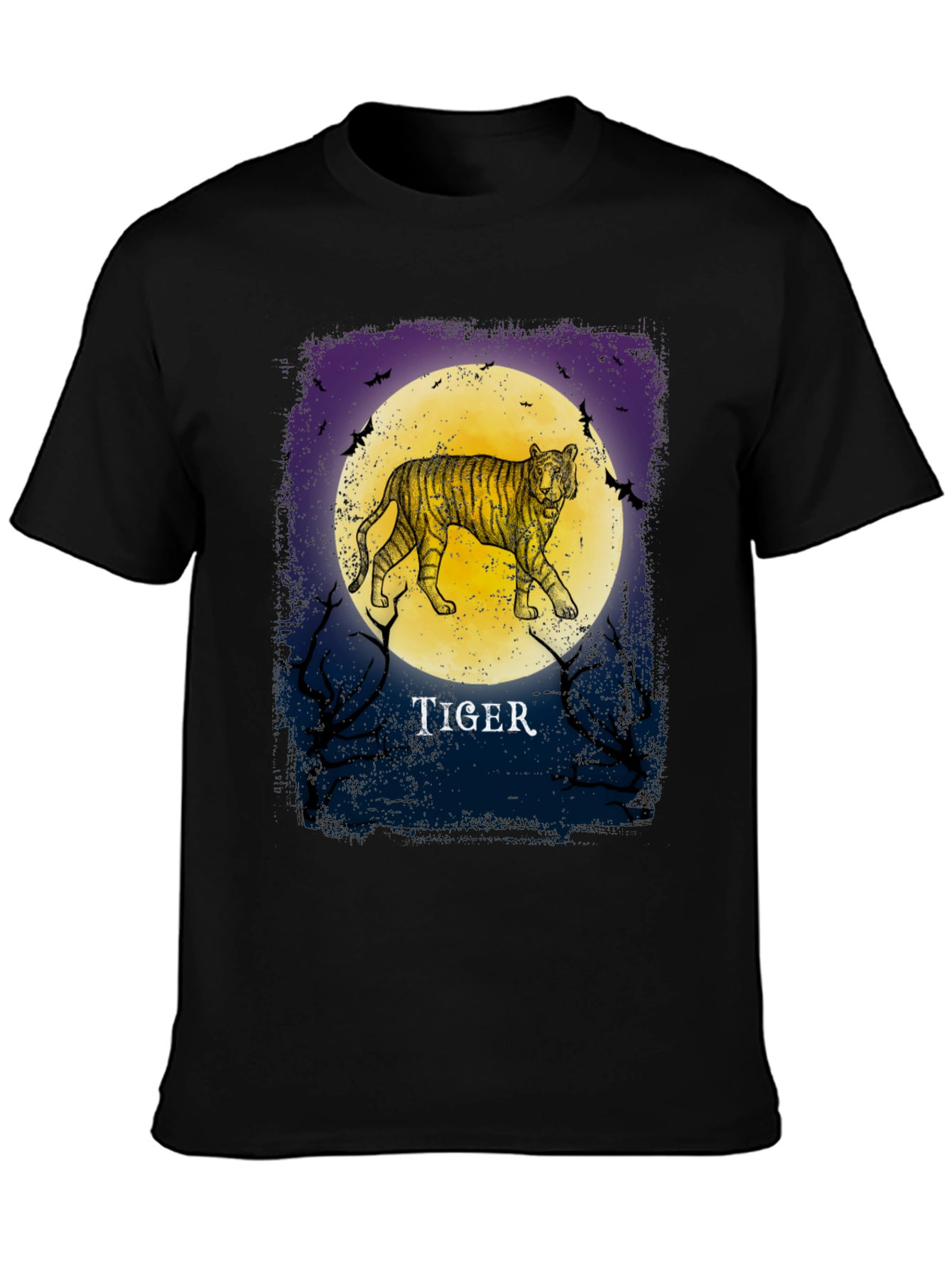Tiger Moon Graphic Tee - Stylish Mens T-Shirt