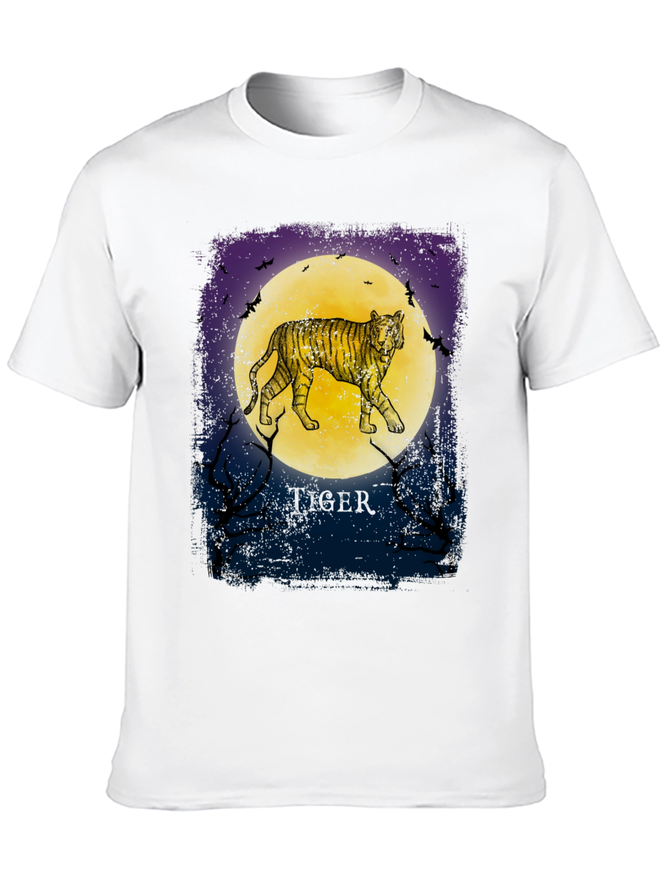 Tiger Moon Graphic Tee - Stylish Mens T-Shirt