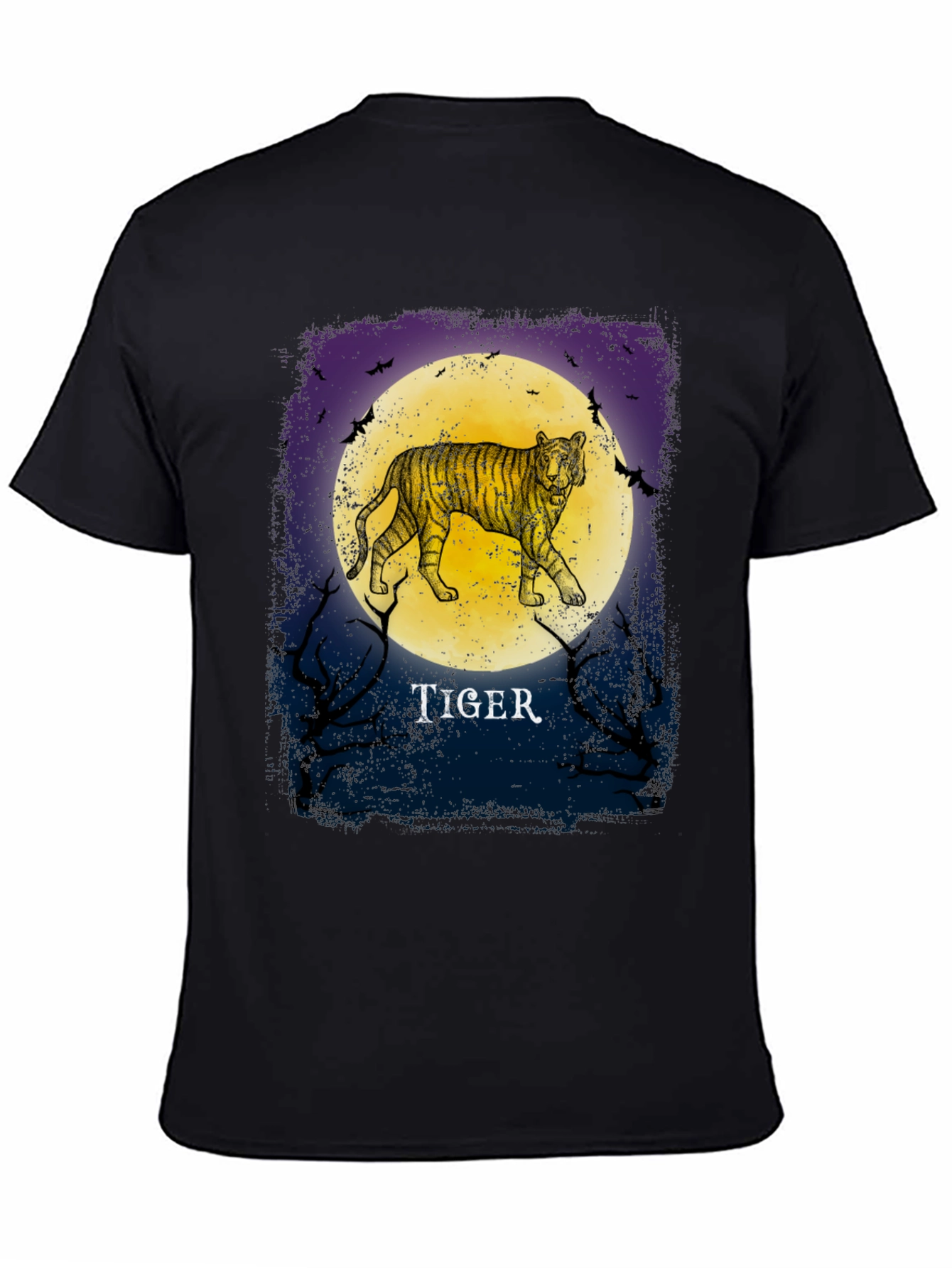 Tiger Moon Graphic Tee - Stylish Mens T-Shirt