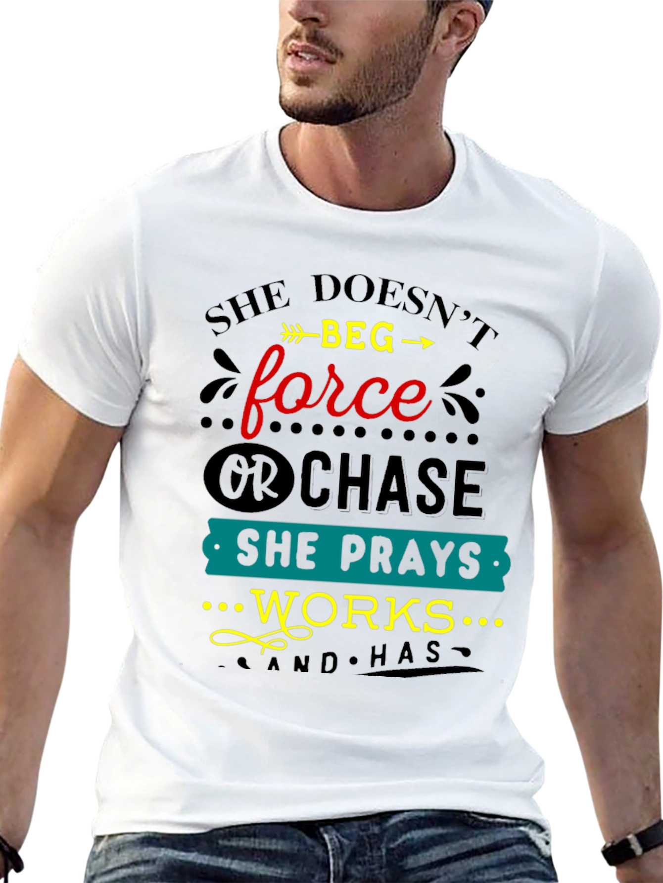 She Prays & Works Graphic Tee