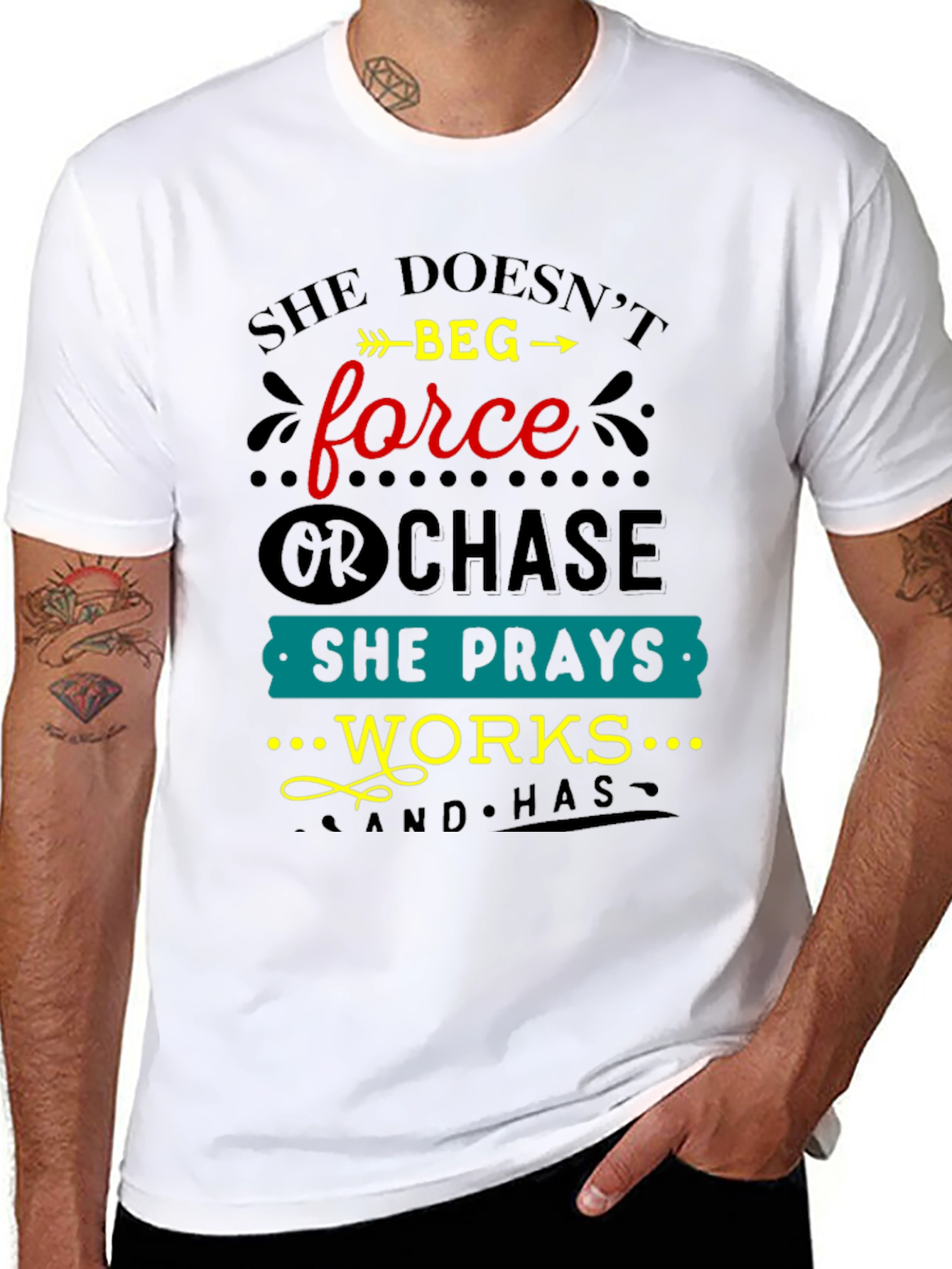 She Prays & Works Graphic Tee