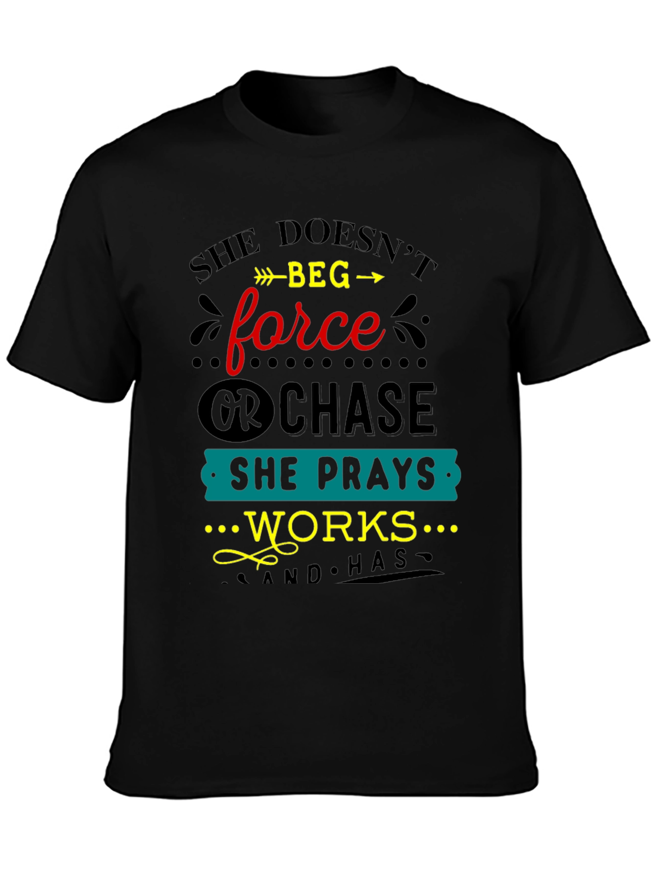 She Prays & Works Graphic Tee