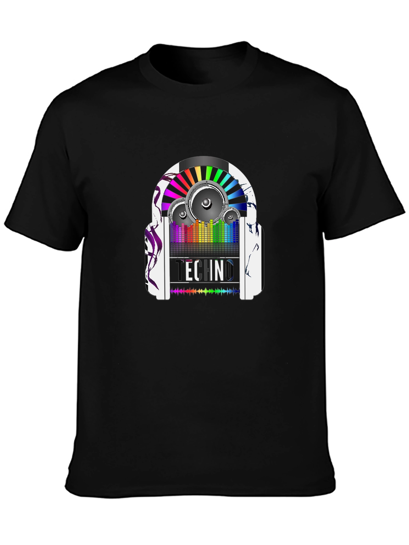 Techno Music Graphic T-Shirt