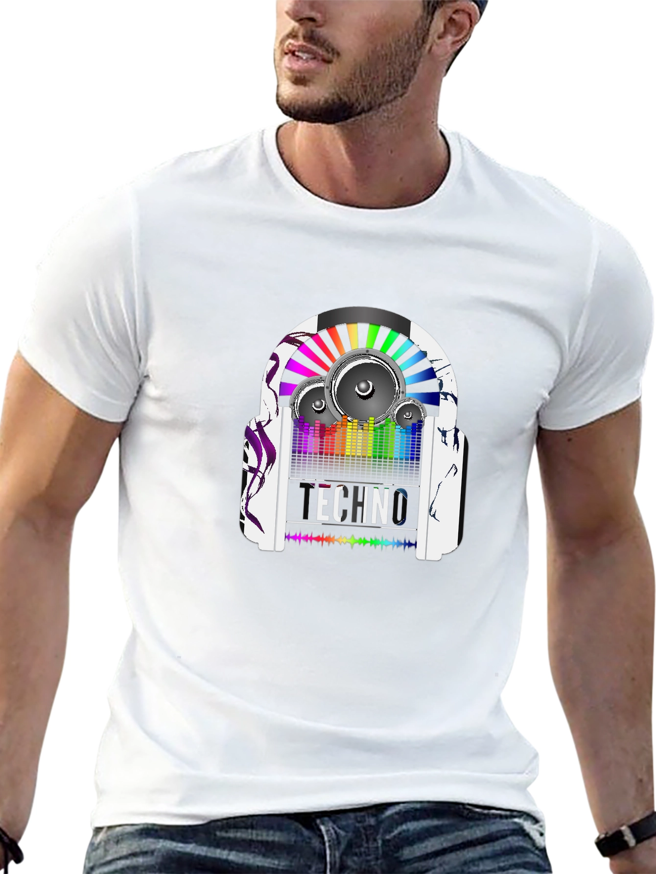 Techno Music Graphic T-Shirt